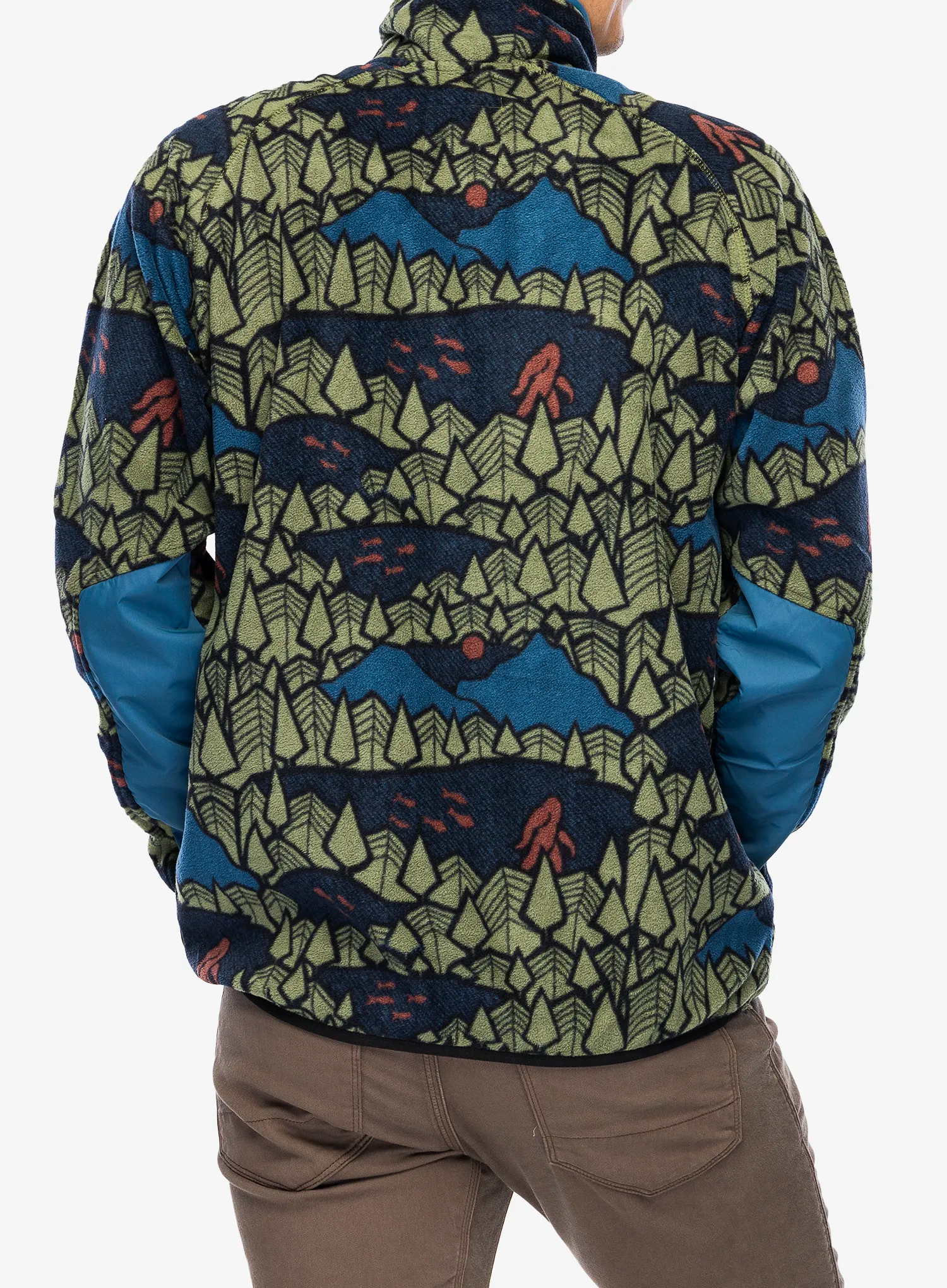 Fleece mikina Kavu Teannaway - sasquatch twilight