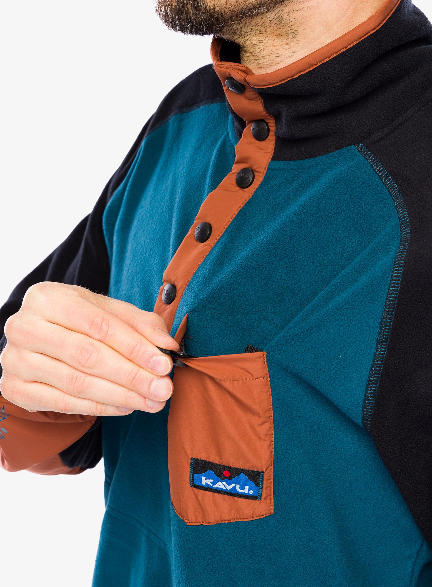 Fleece mikina Kavu Teannaway - seaworthy