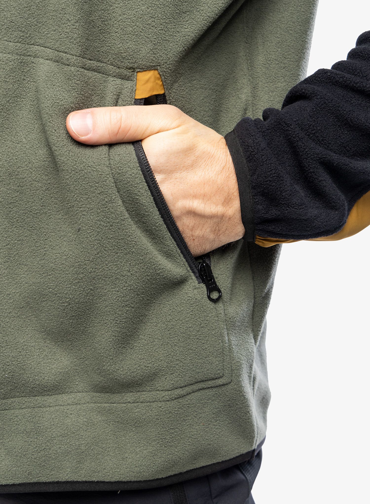 Fleece mikina Kavu Teannaway - shadow leaf