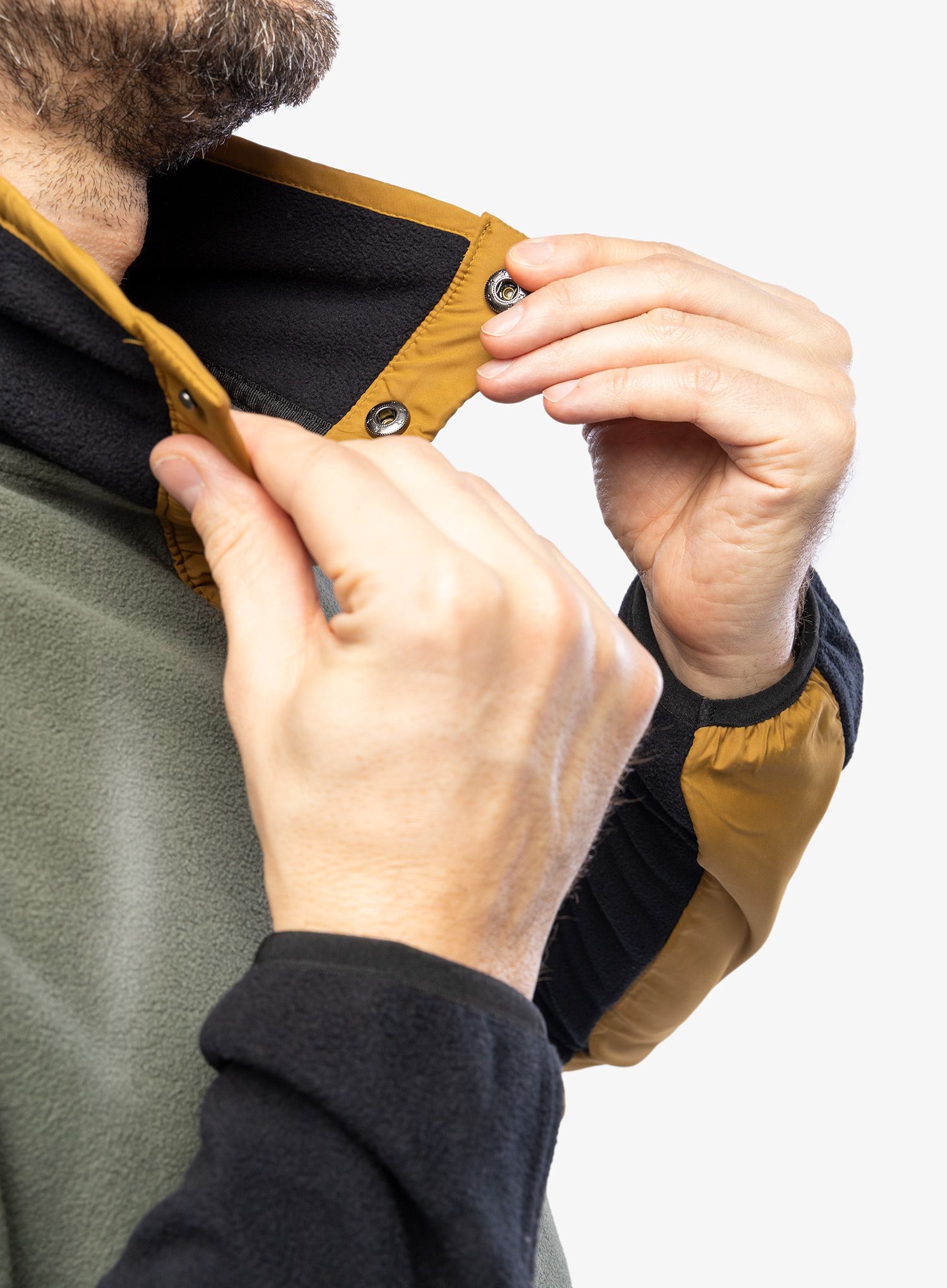 Fleece mikina Kavu Teannaway - shadow leaf