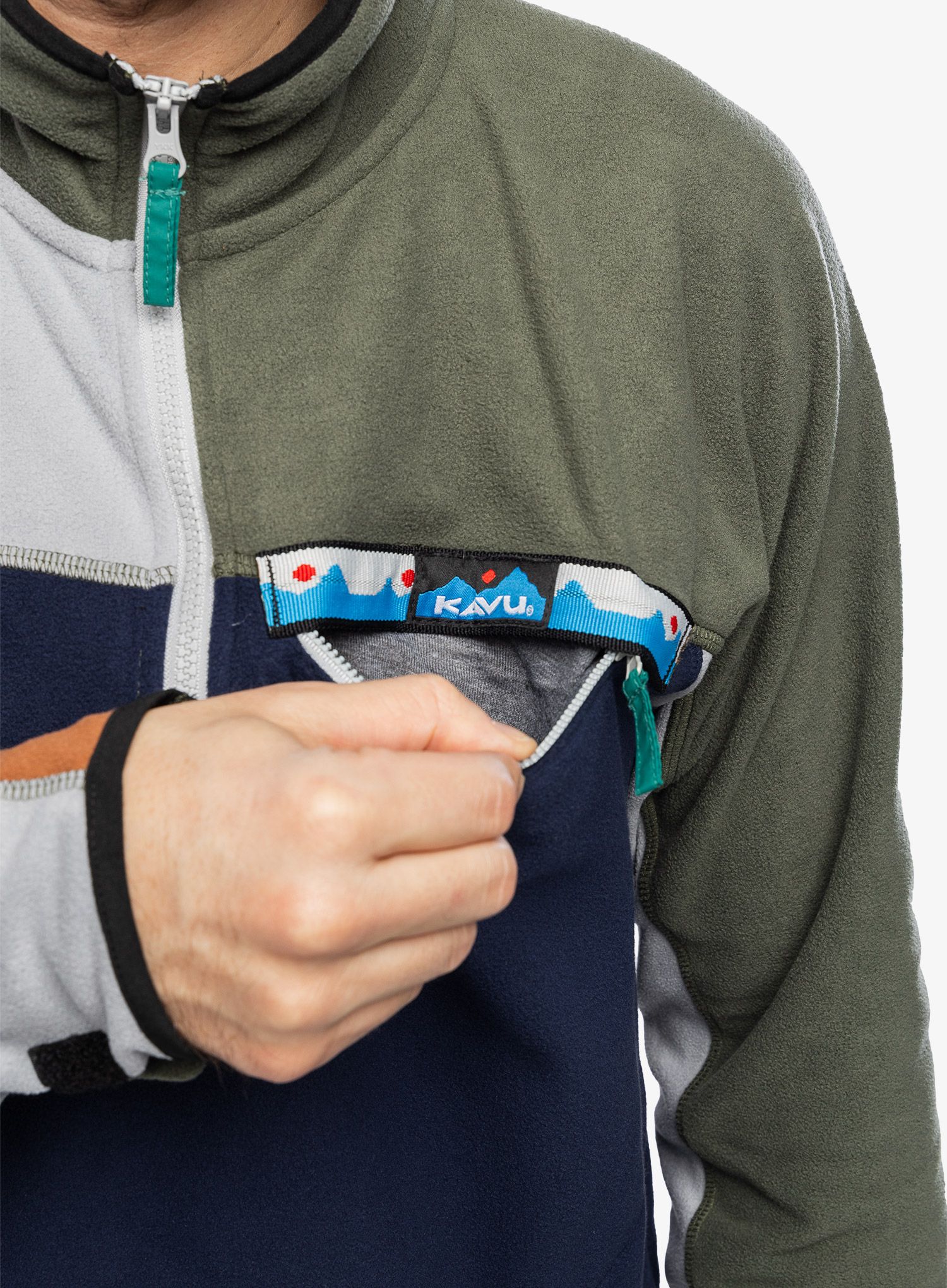 Fleece mikina Kavu Winter Throwshirt - clutter color
