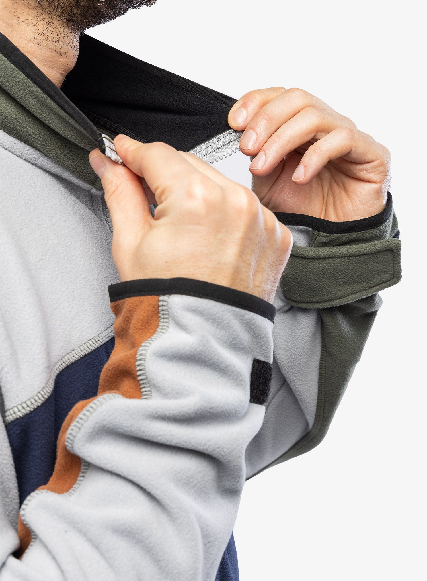 Fleece mikina Kavu Winter Throwshirt - clutter color
