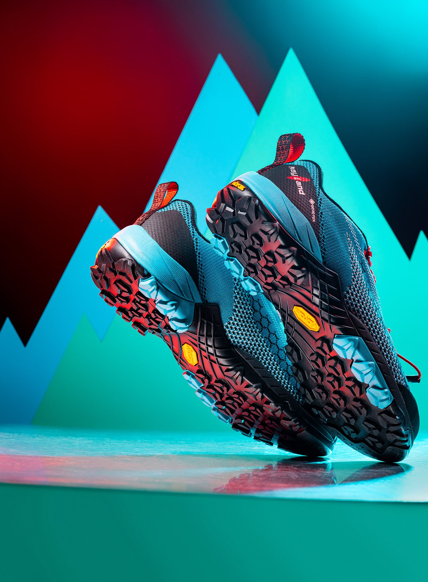 Dámské boty GORE-TEX Kayland Alpha Knit GTX - turq/red