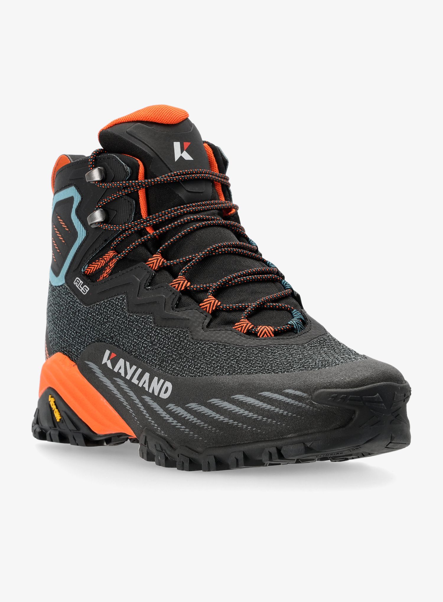 Vysoké turistické boty Kayland Duke Mid GTX - black/orange