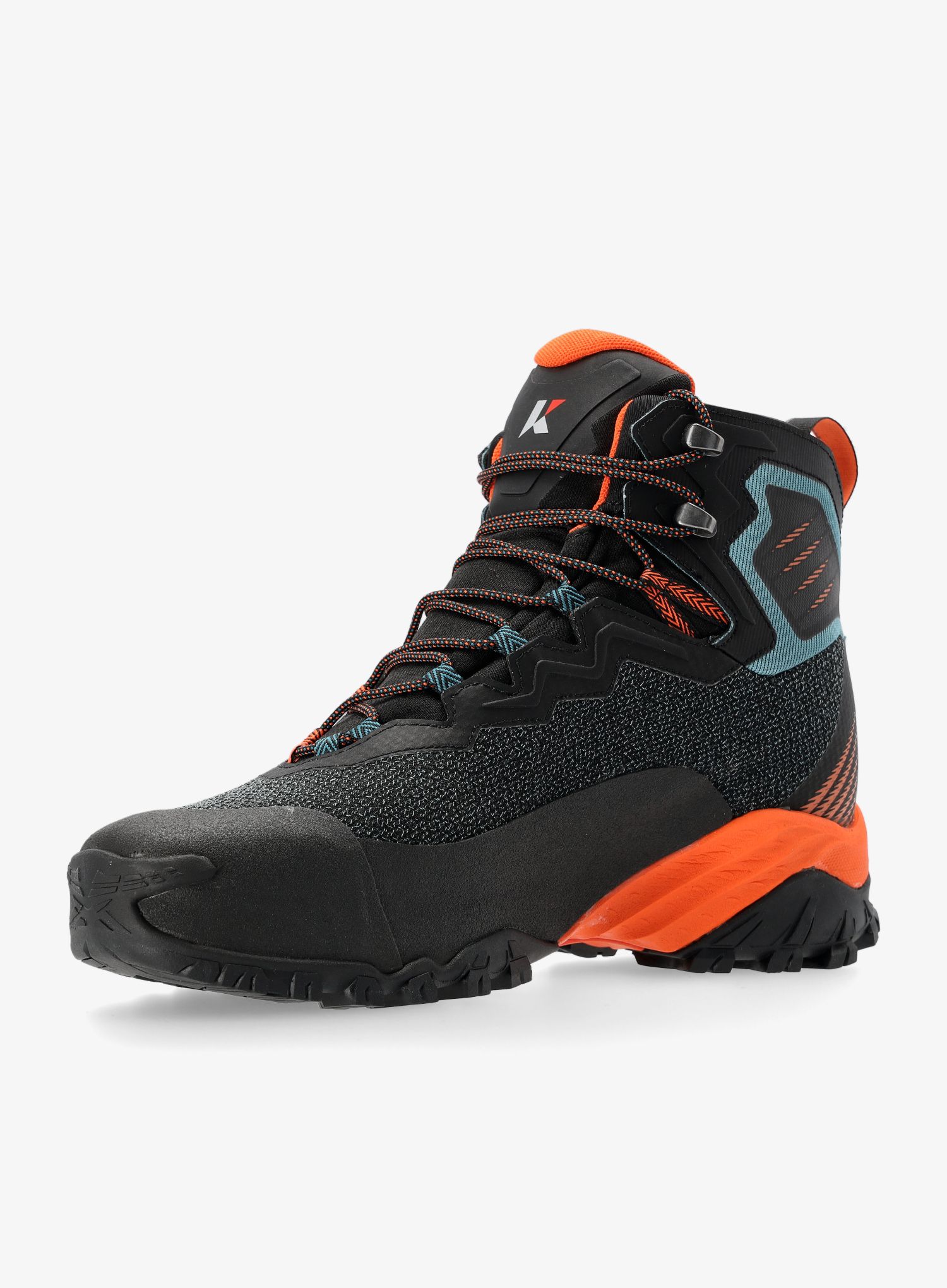 Vysoké turistické boty Kayland Duke Mid GTX - black/orange