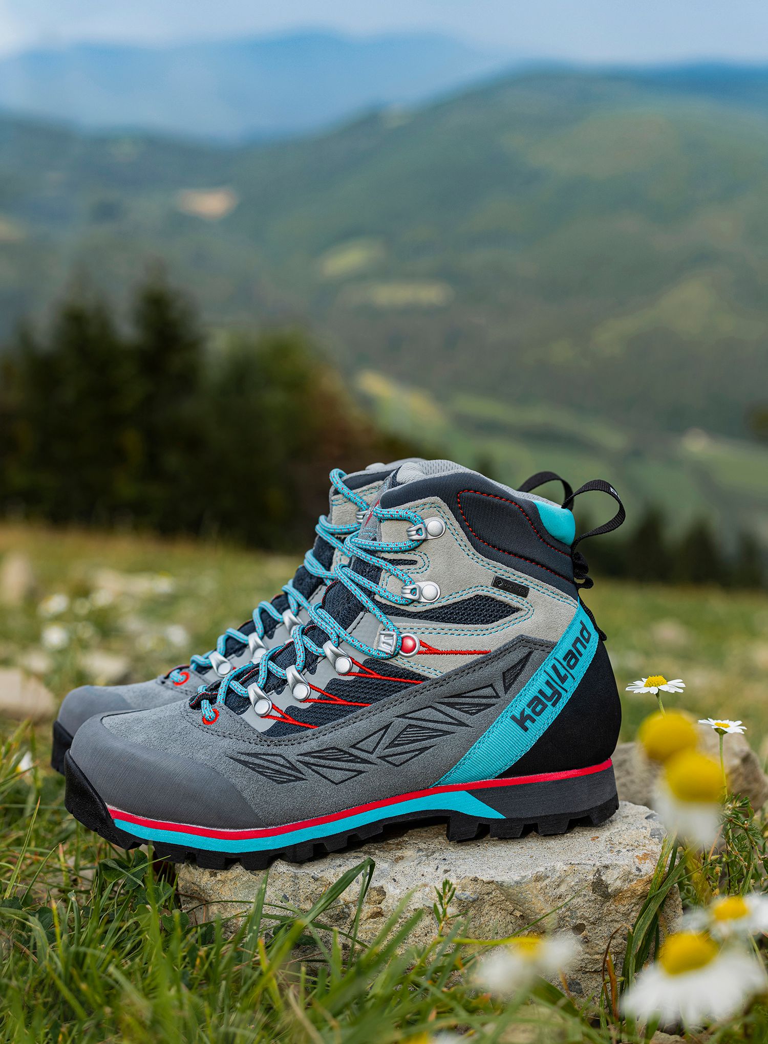 Dámské boty GORE-TEX Kayland Legacy GTX - grey/tourquoise