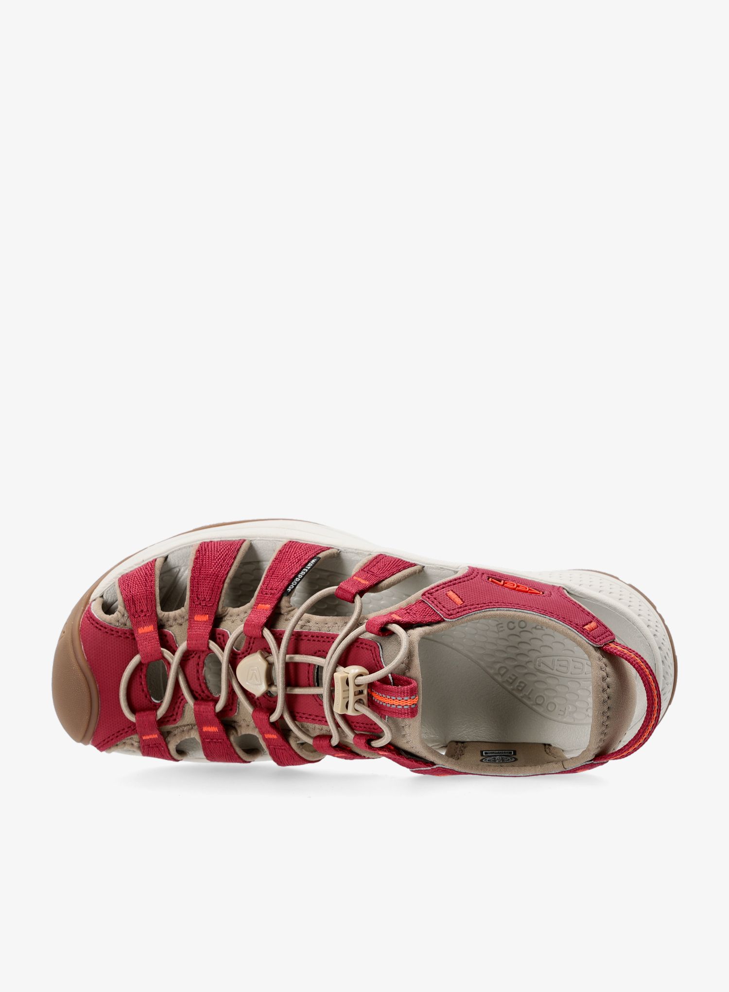 Dámské trekové sandály Keen Astoria West Sandal - merlot/scarlet ibis
