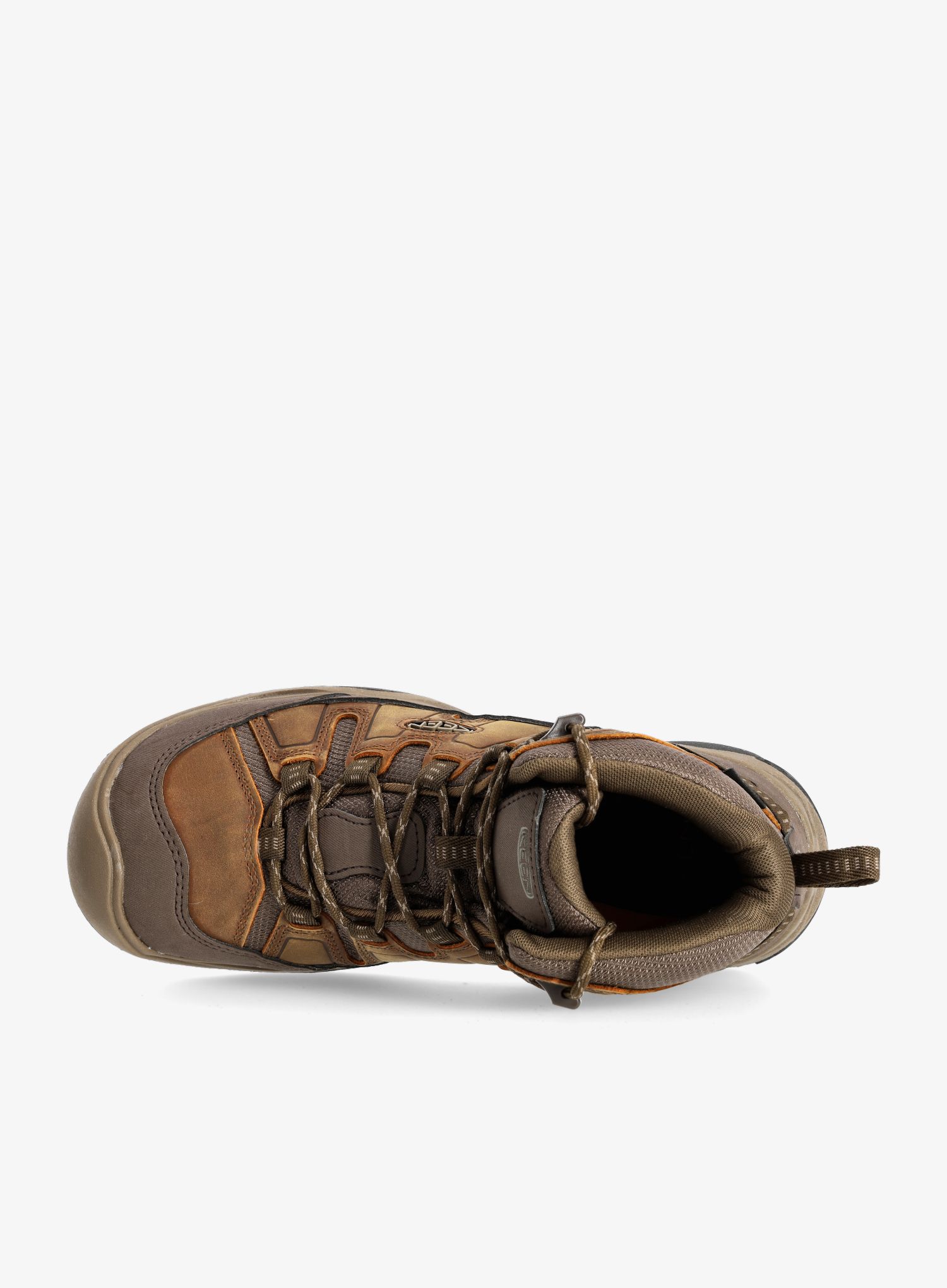 Turistické boty Keen Circadia Mid WP- bison/brindle 