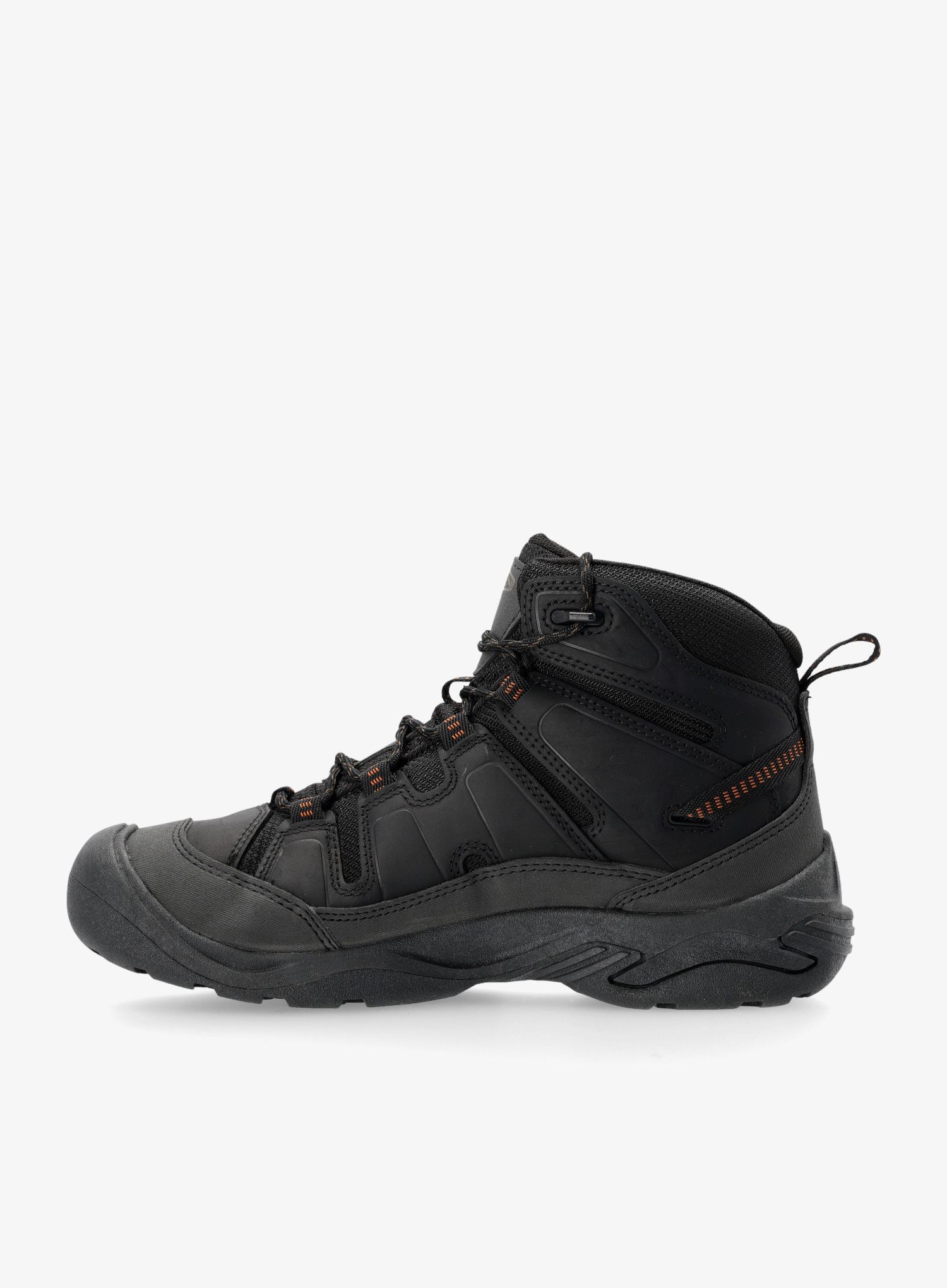 Turistické boty Keen Circadia Mid WP - black/curry