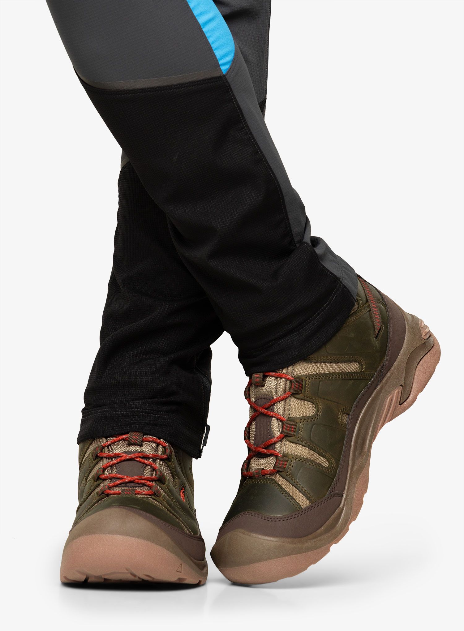 Turistické boty Keen Circadia Mid WP- dark olive/potters clay