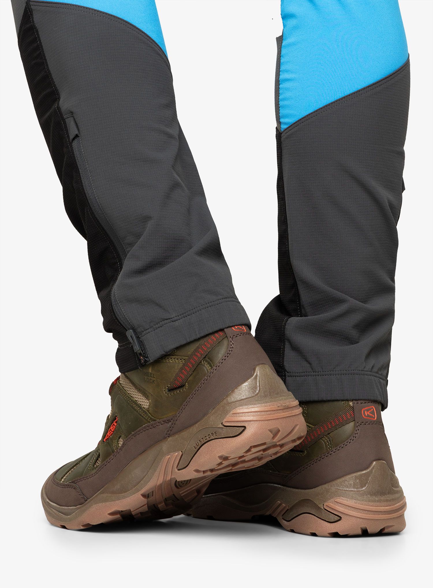 Turistické boty Keen Circadia Mid WP- dark olive/potters clay