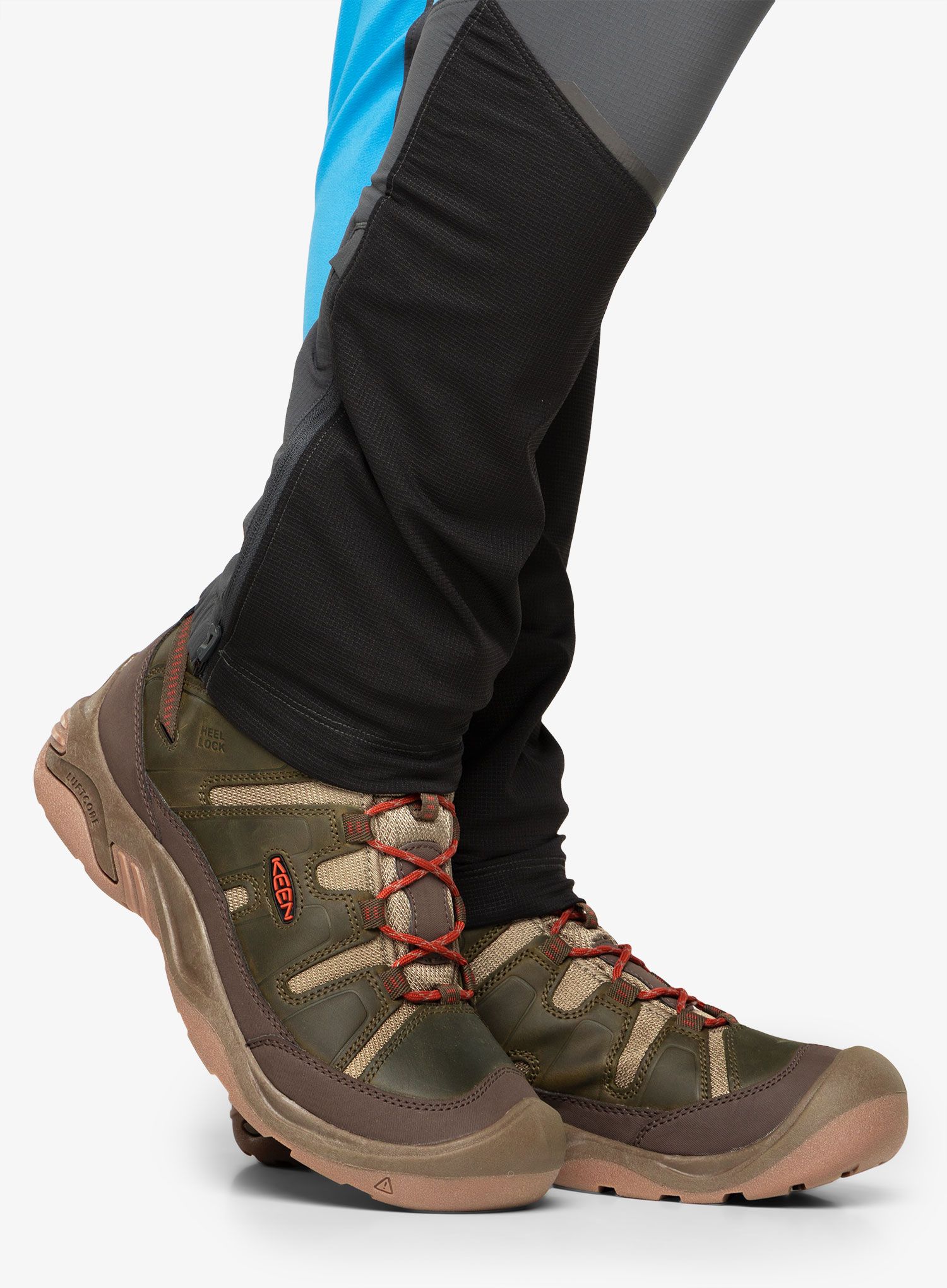 Turistické boty Keen Circadia Mid WP- dark olive/potters clay