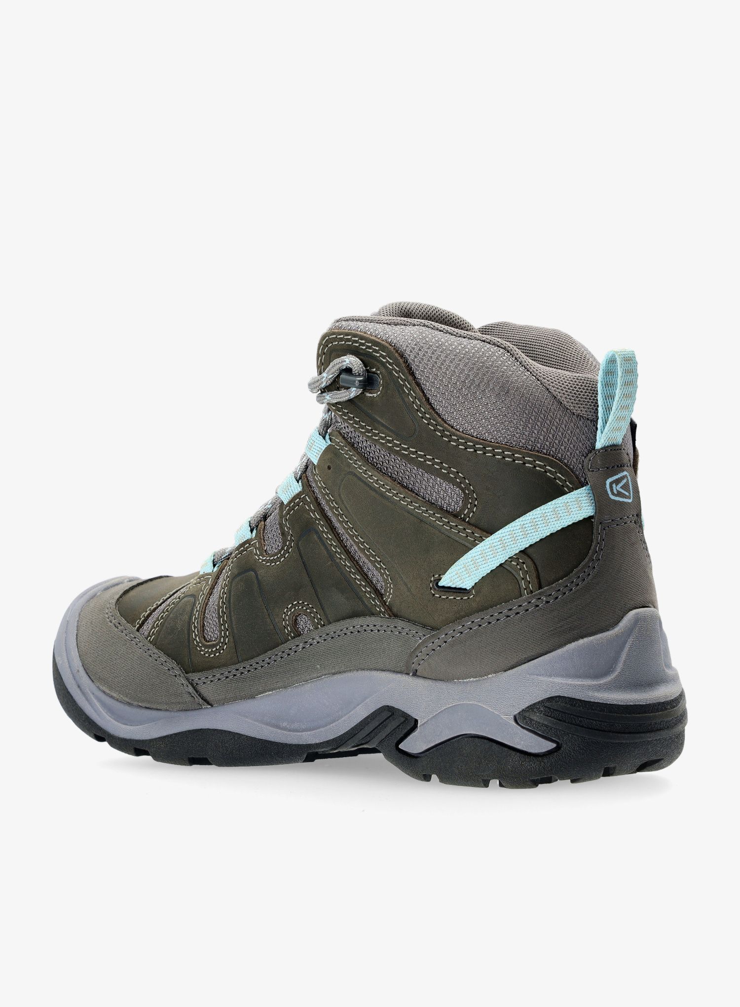Turistické boty dámské Keen Circadia Mid WP- steel grey/cloud blue