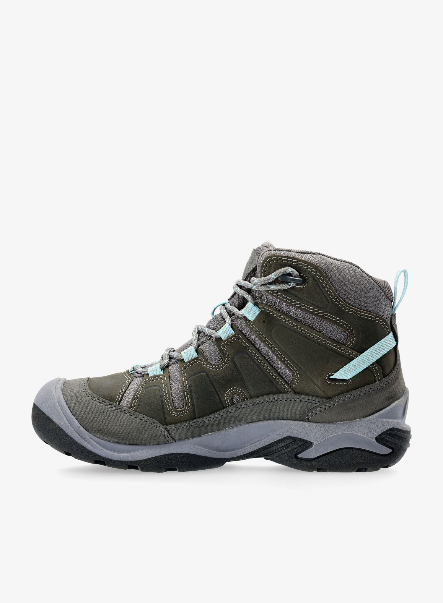 Turistické boty dámské Keen Circadia Mid WP- steel grey/cloud blue