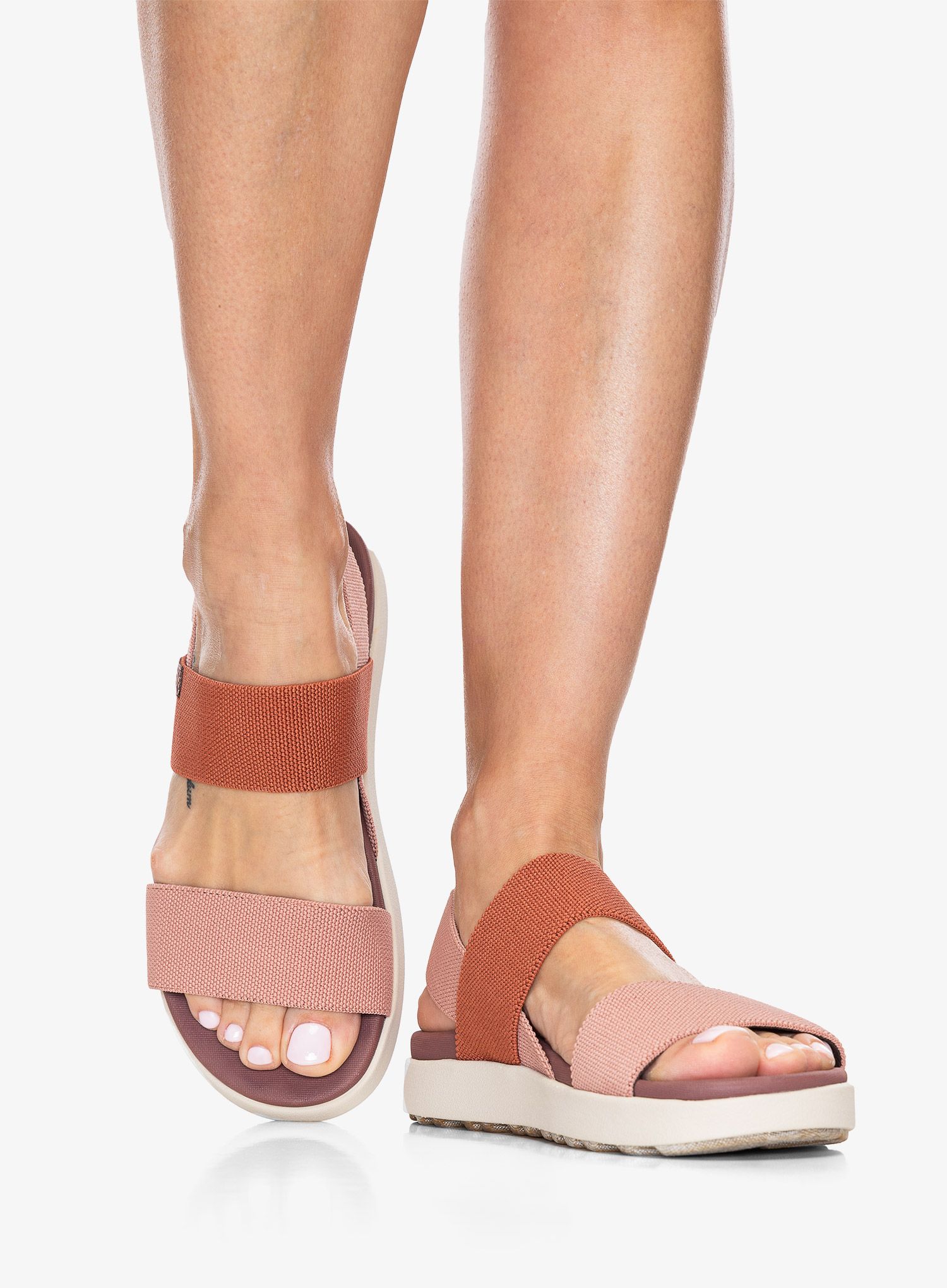 Dámské sandály Keen Elle Backstrap - cork/baked clay