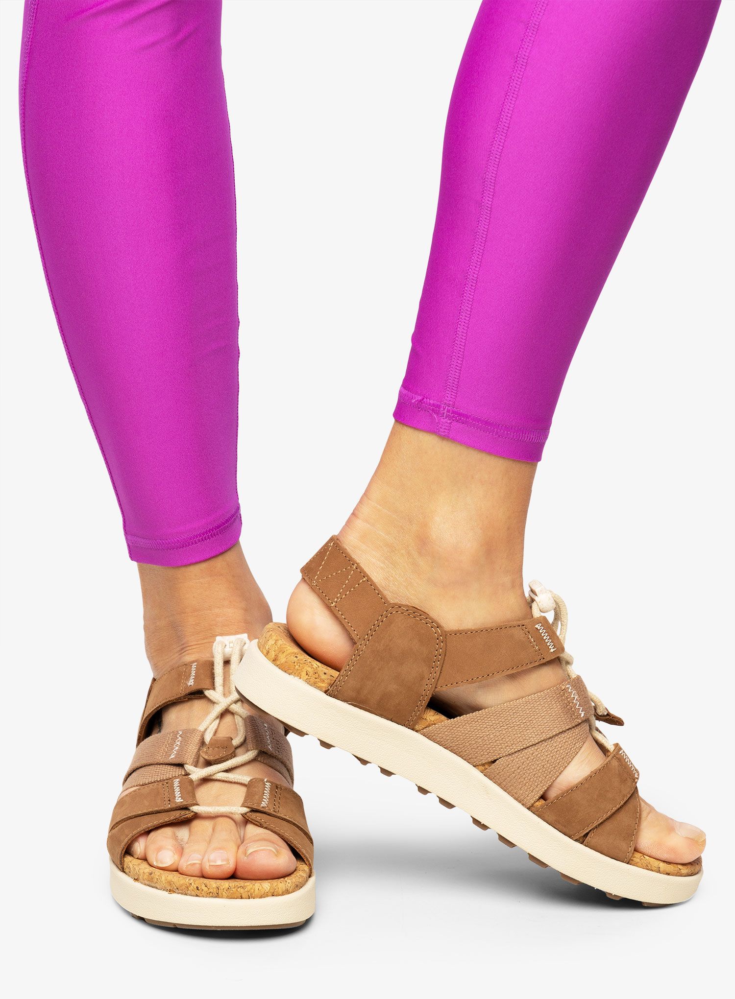 Dámské sandály Keen Elle Mixed Strap - toasted coconut/birch