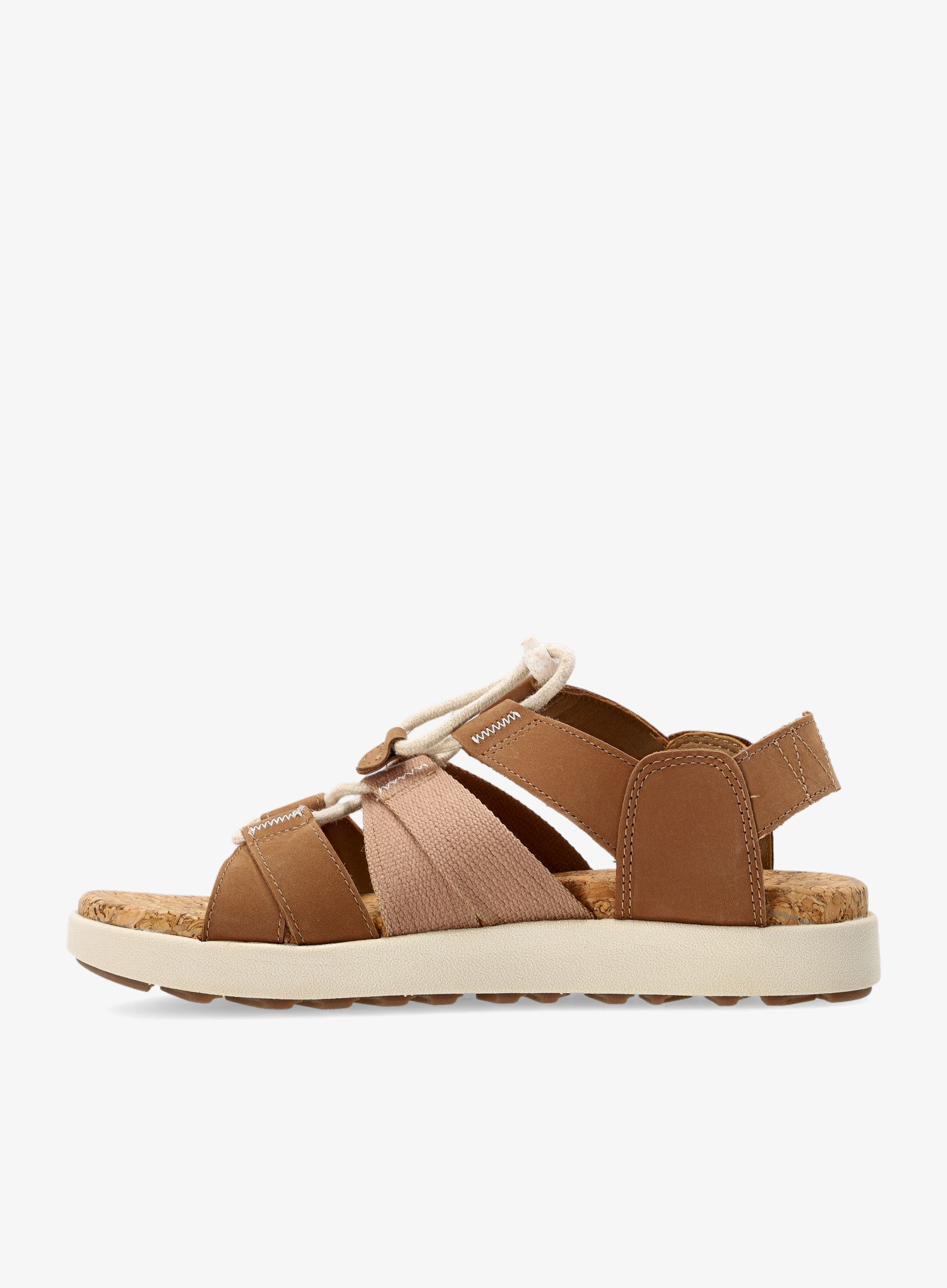 Dámské sandály Keen Elle Mixed Strap - toasted coconut/birch