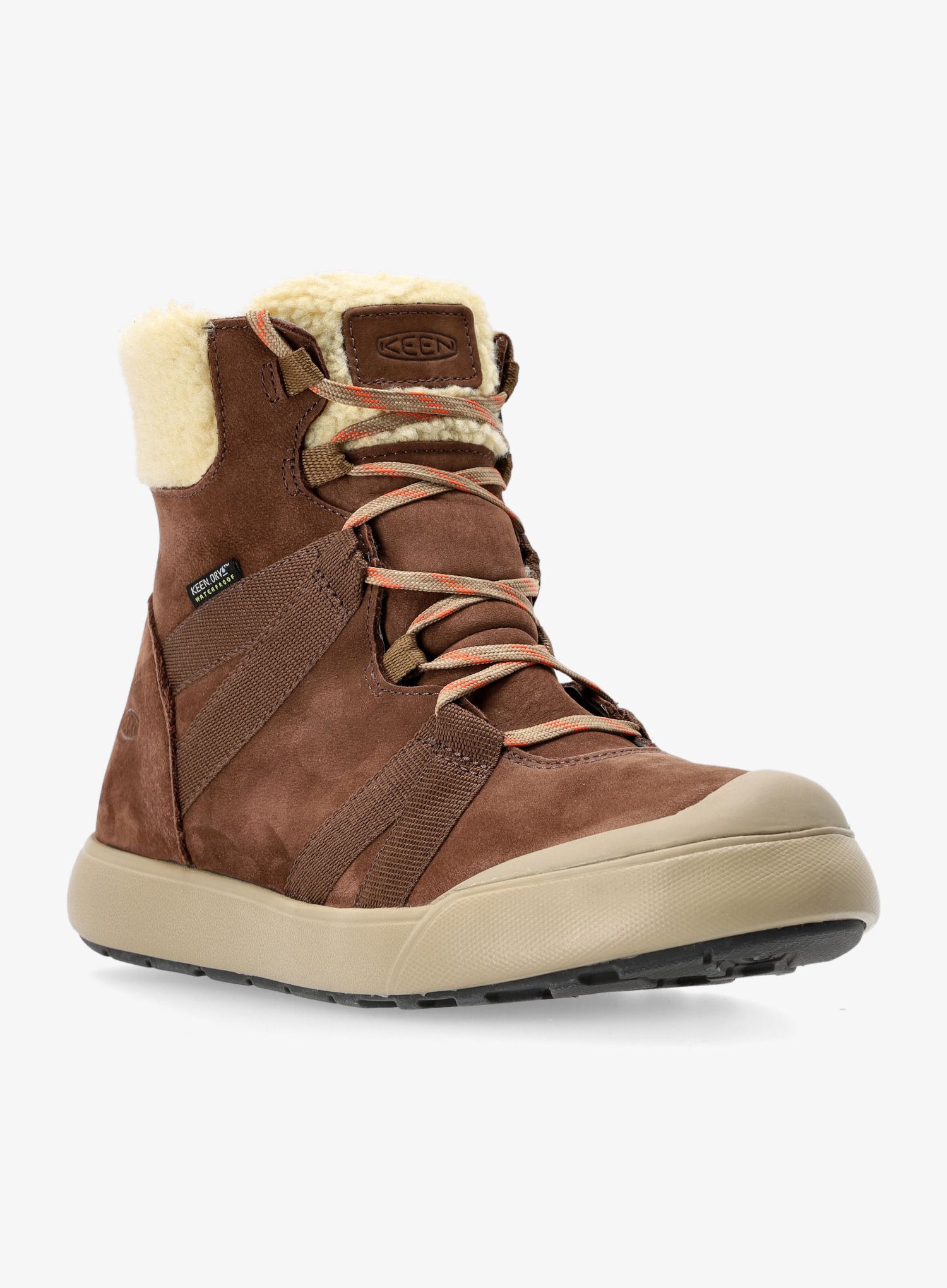 Zimní boty dámské Keen Elle Winter Boot WP- chestnut/red clay