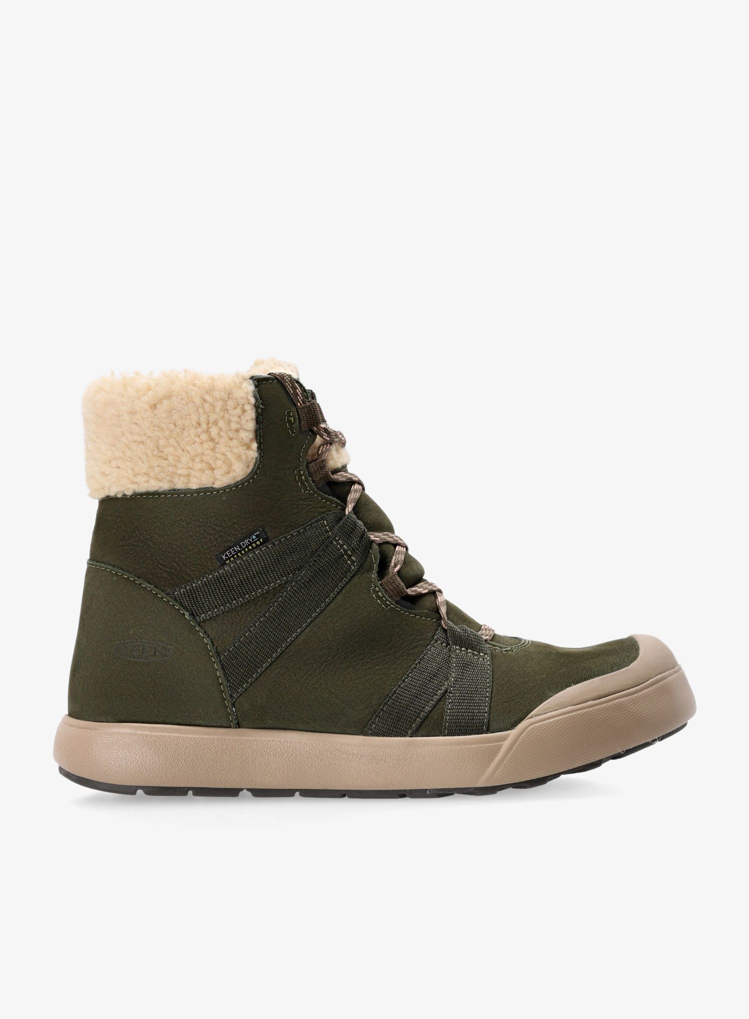 Zimní boty dámské Keen Elle Winter Boot WP- forest night/pink sand