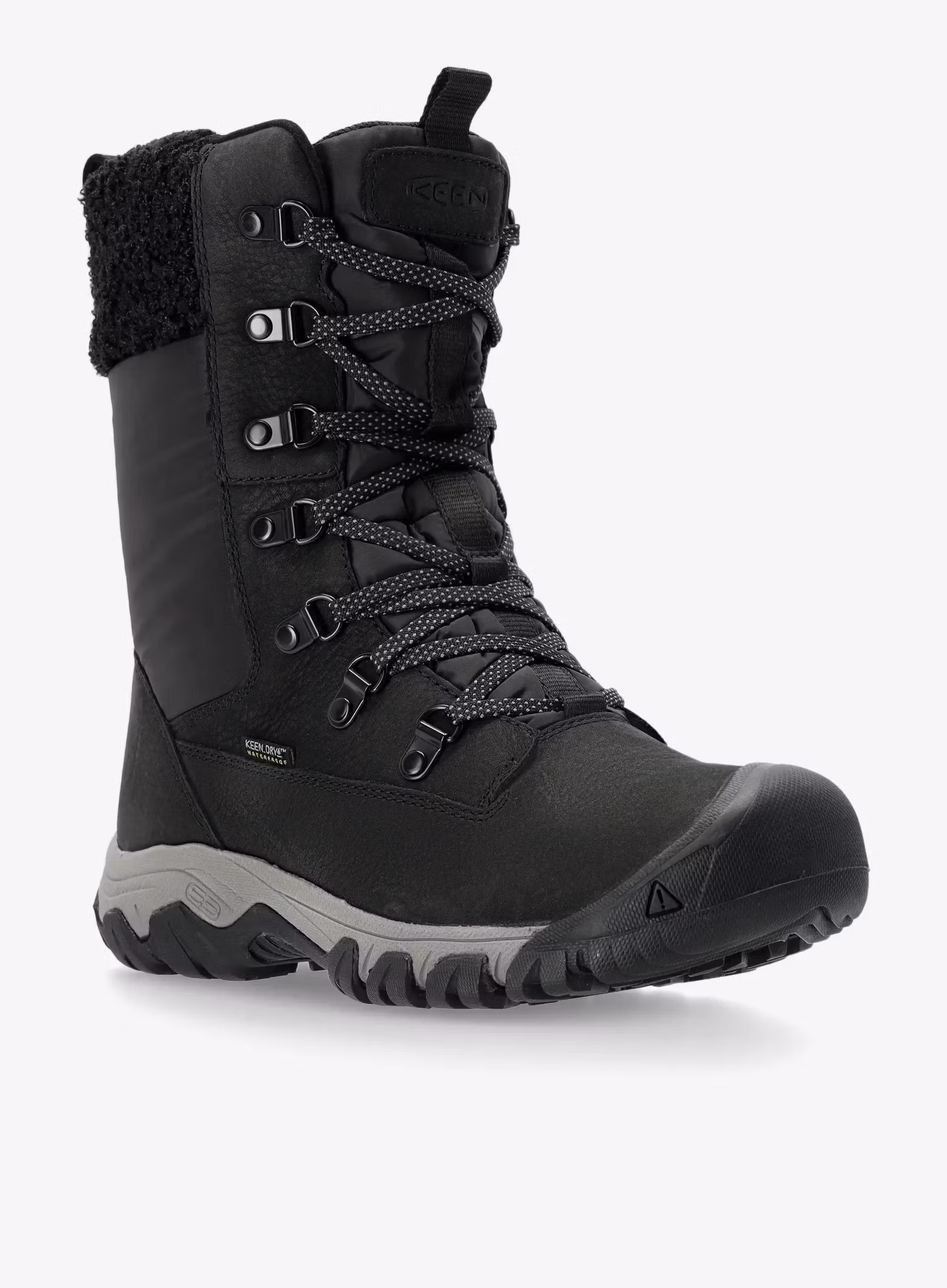 Zimní boty dámské Keen Greta Tall Boot WP - black/black