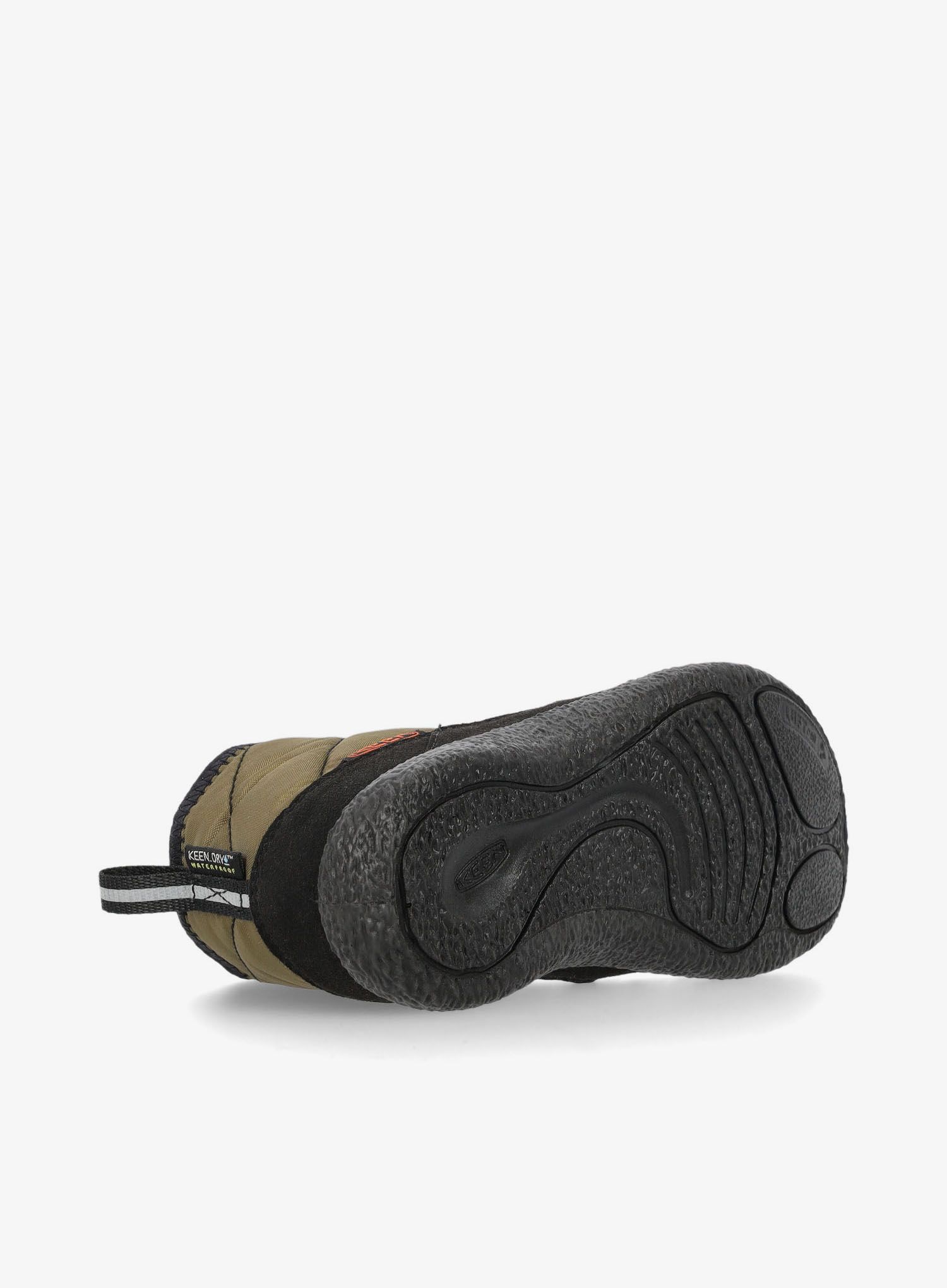 Dětské boty Keen Howser II Chukka WP - dark olive/gold flame