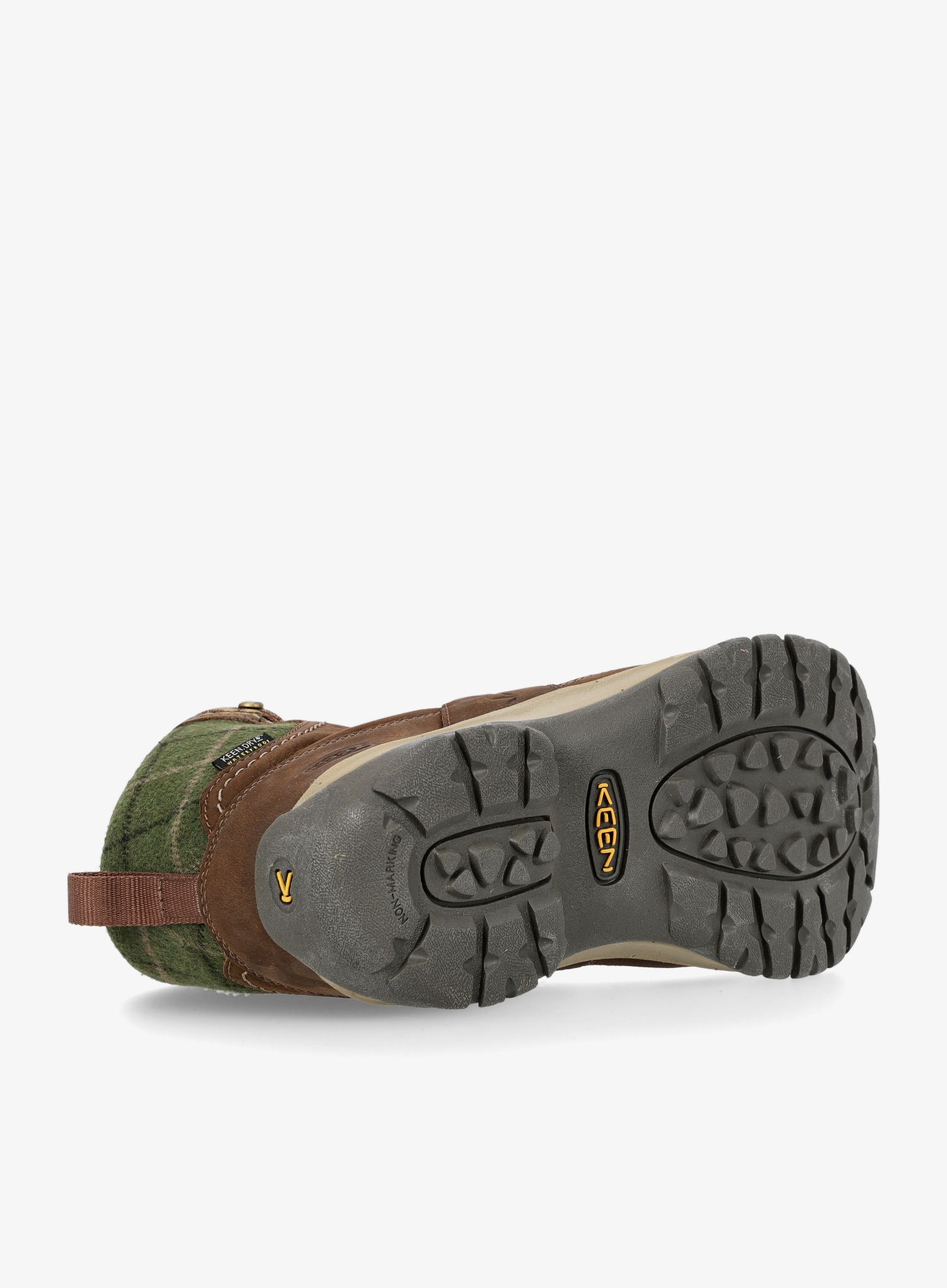 Turistické boty dámské Keen Kaci III Winter Mid WP - dark earth/green plaid