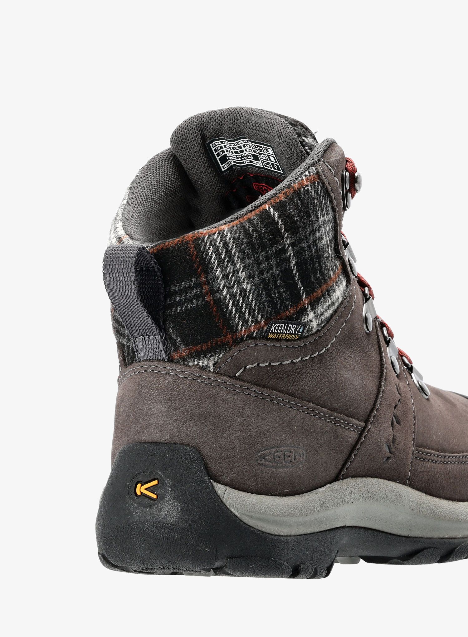 Turistické boty dámské Keen Kaci III Winter Mid WP- magnet/black plaid