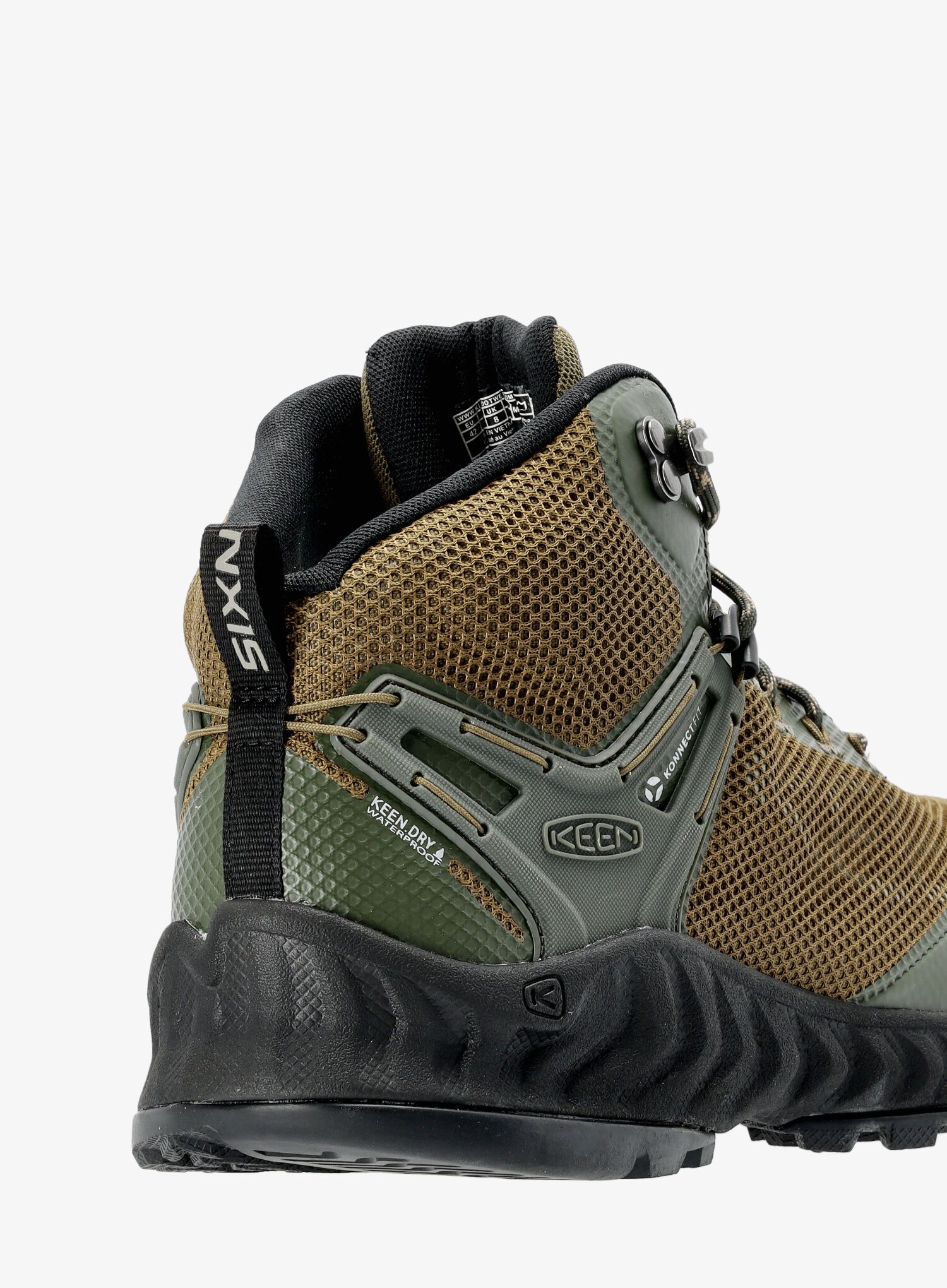 Turistické boty Keen Nxis Evo Mid WP - forest/olive