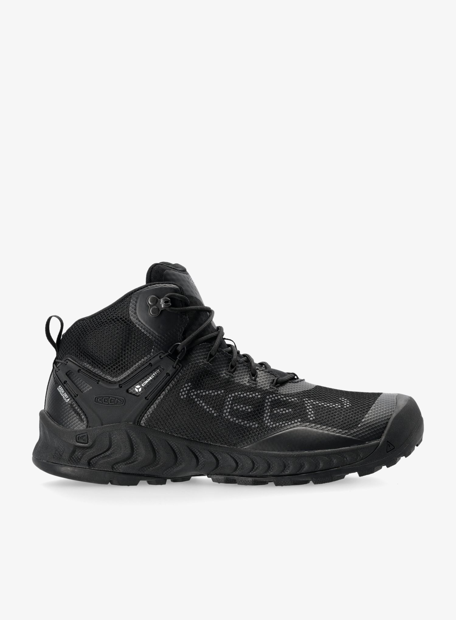 Turistické boty pánské Keen Nxis Evo Mid WP - triple black