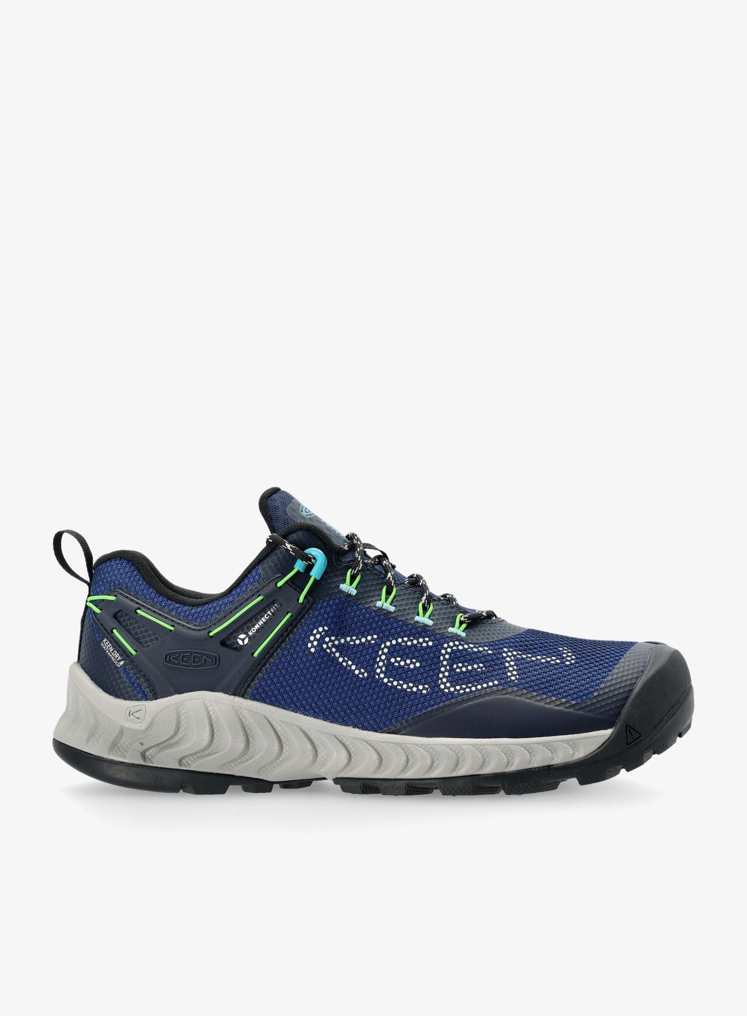 Turistické boty Keen Nxis Evo WP - sky captain/green flash