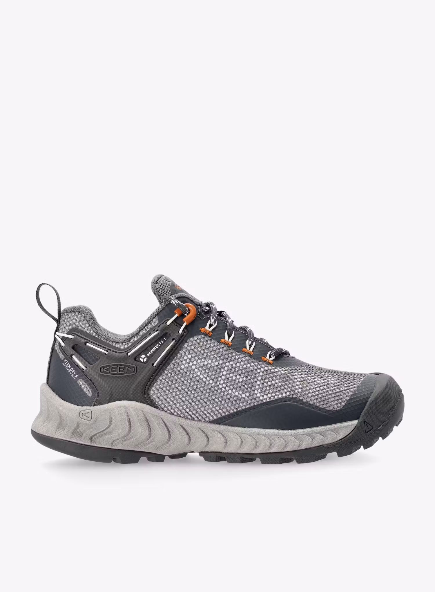 Turistické boty dámské Keen Nxis Evo WP - steel grey/keen maple