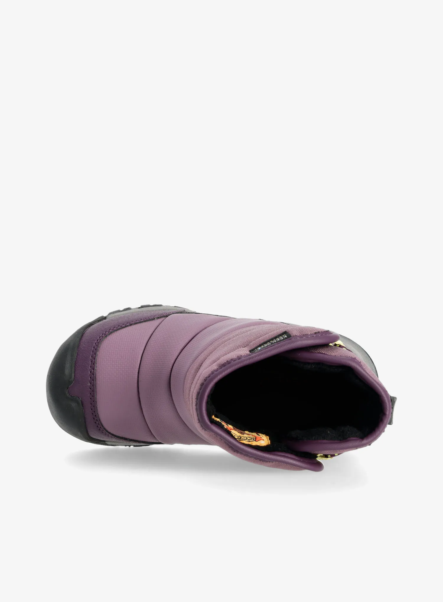 Dětské boty Keen Puffrider WP - black plum/daiquiri green