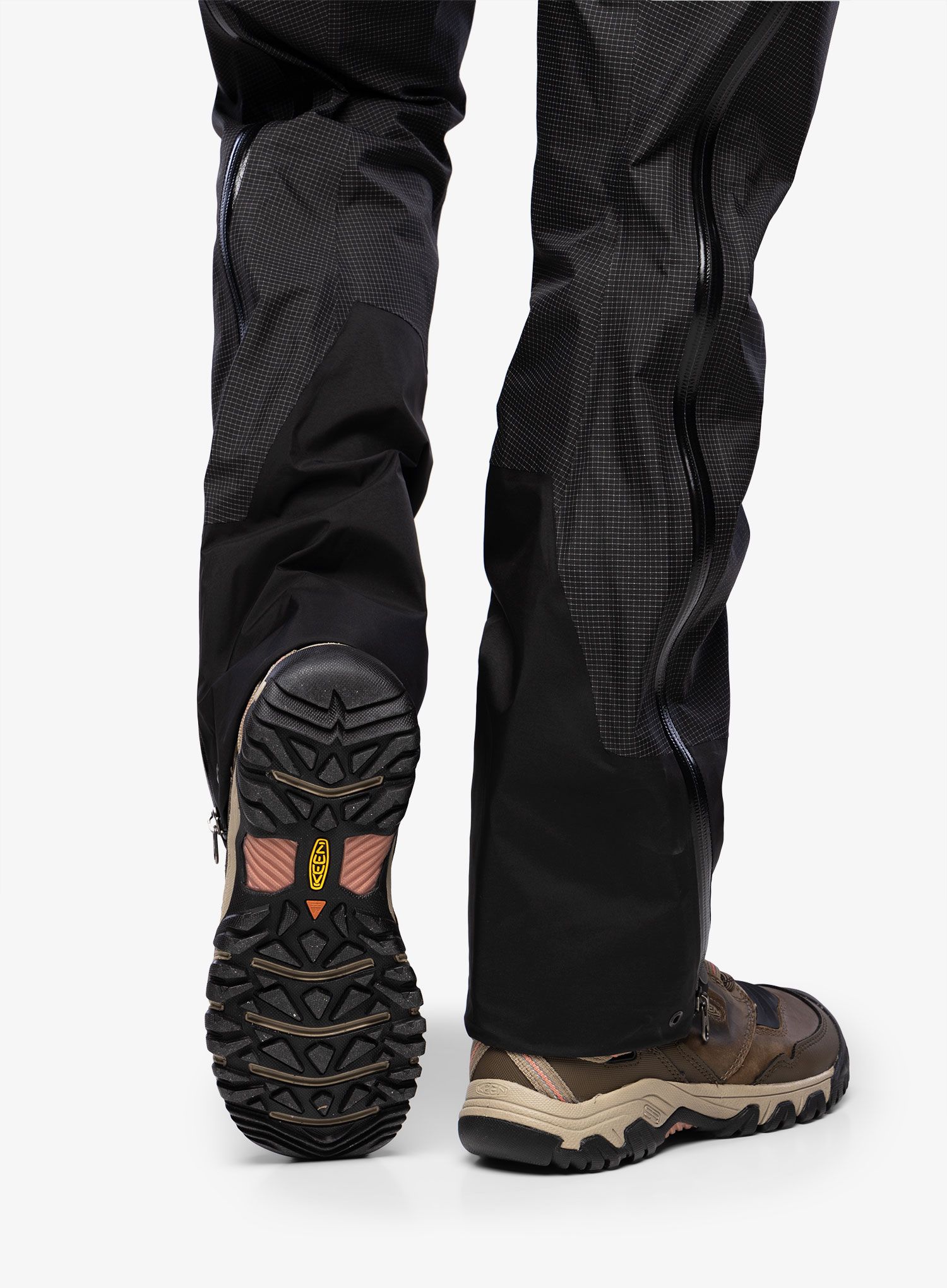 Dámské turistické boty Keen Ridge Flex Mid WP - timberwolf/brick