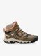 Dámské turistické boty Keen Ridge Flex Mid WP - timberwolf/brick