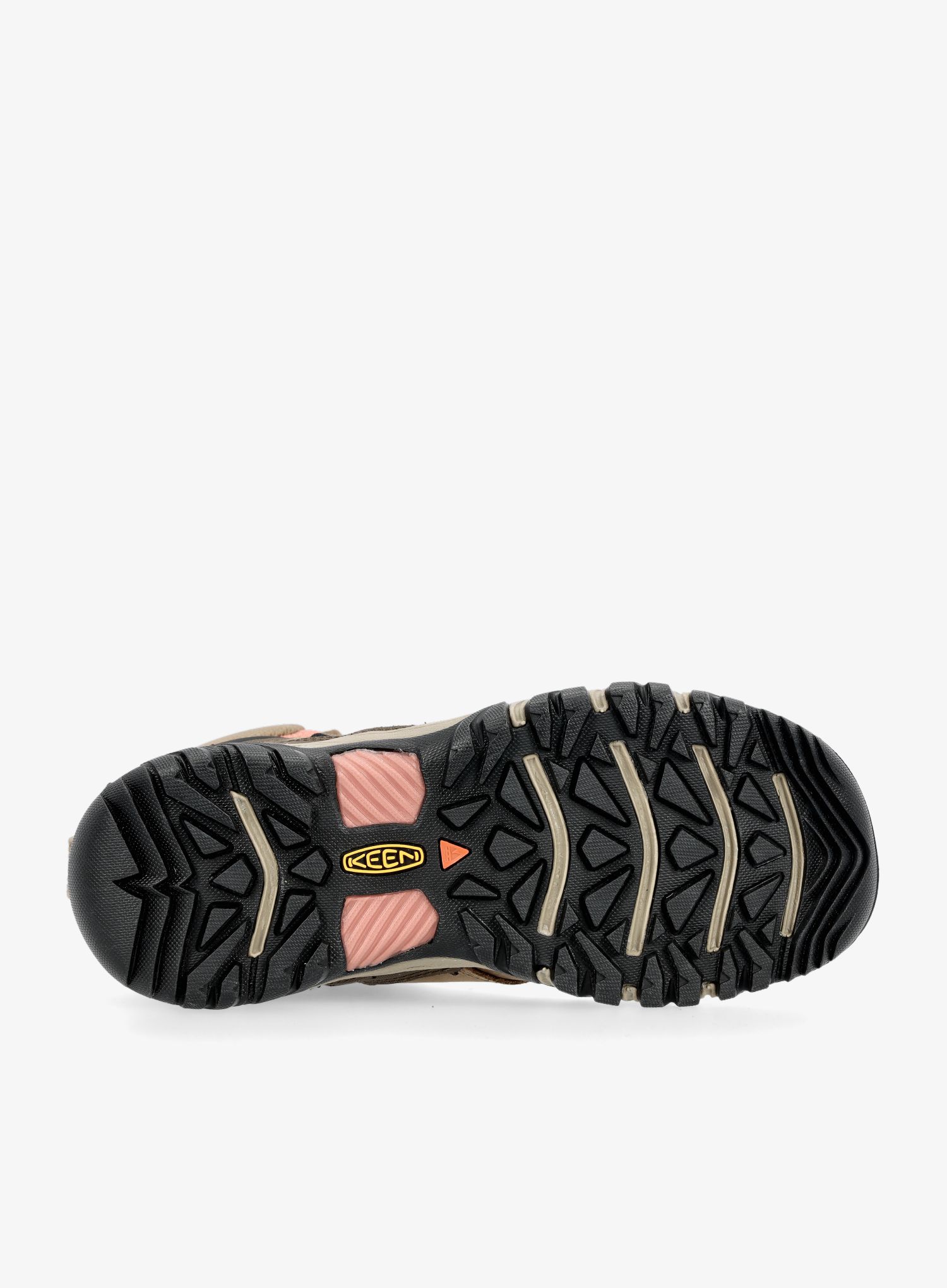 Dámské turistické boty Keen Ridge Flex Mid WP - timberwolf/brick