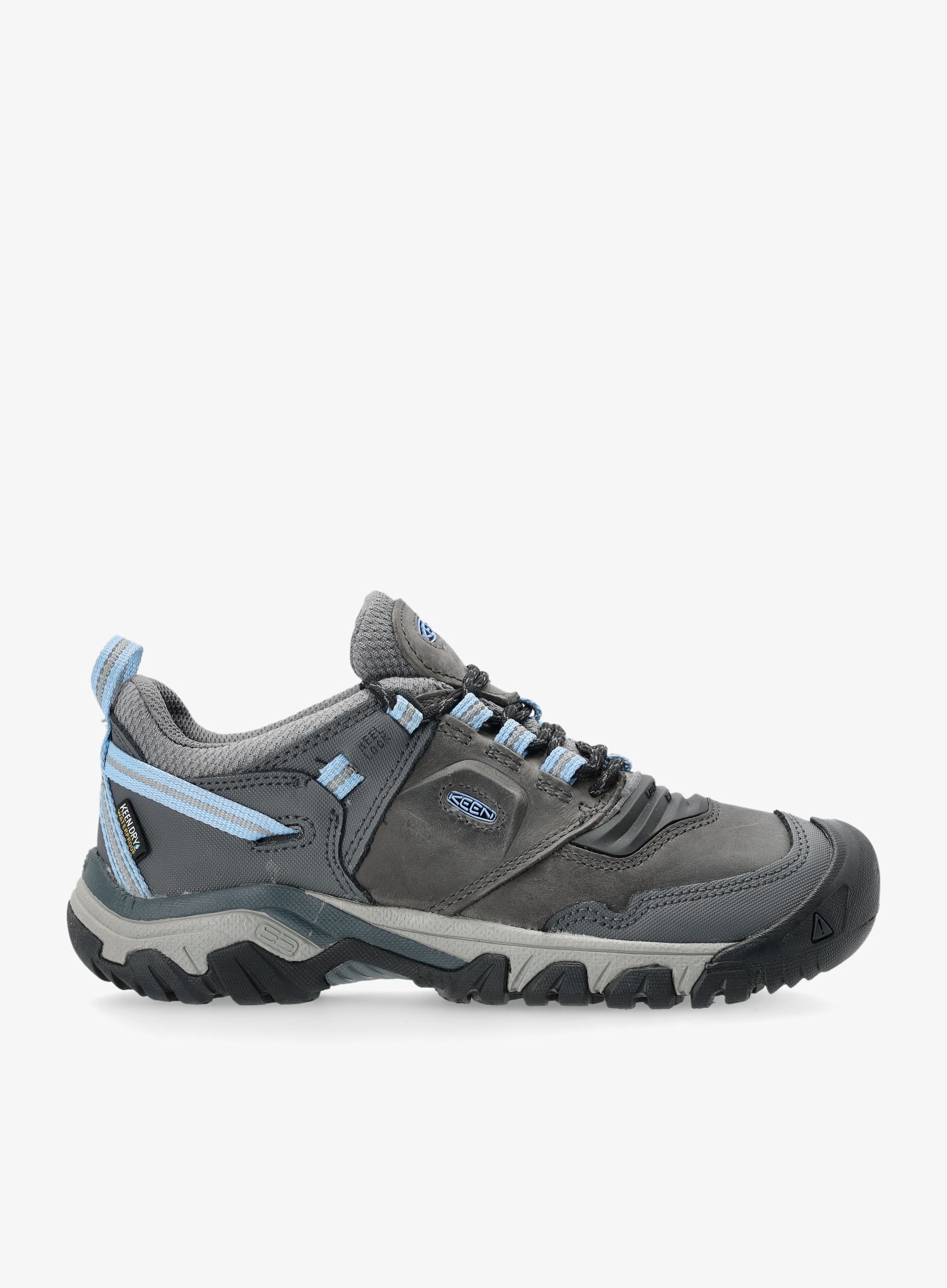 Turistické boty dámské Keen Ridge Flex WP - steel grey/hydrangea