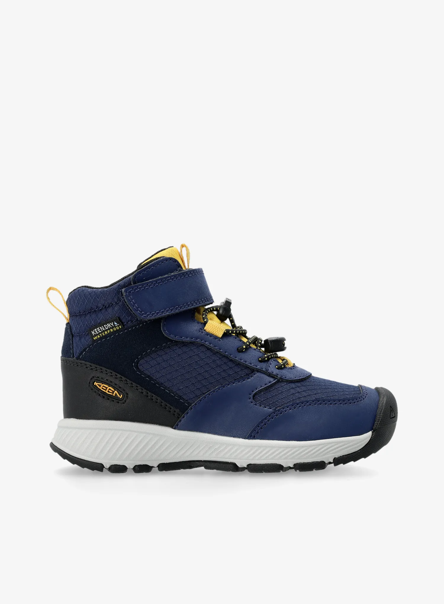 Dětské boty Keen Skua Mid WP Kids - naval academy/yolk yellow