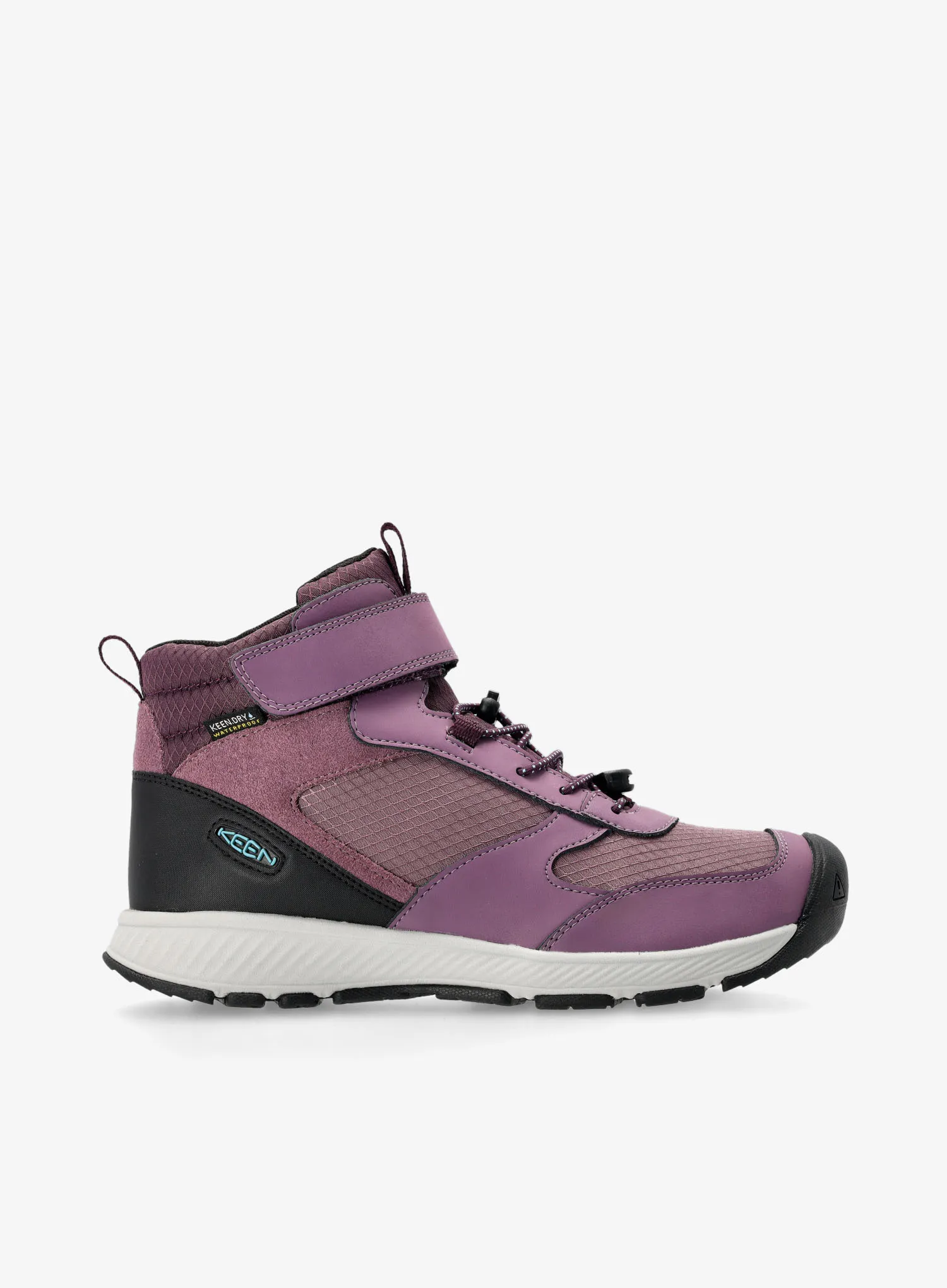 Dětské boty Keen Skua Mid WP - black plum/plum perfect