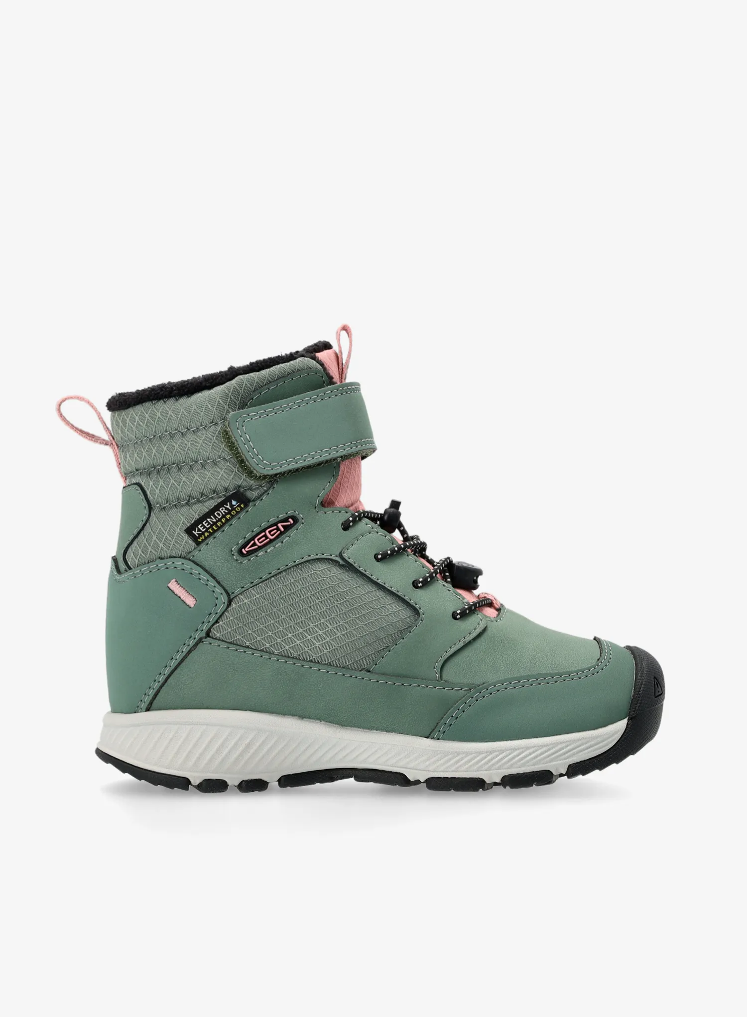 Dětské boty Keen Skua Winter WP Kids - dark forest/rose elegance