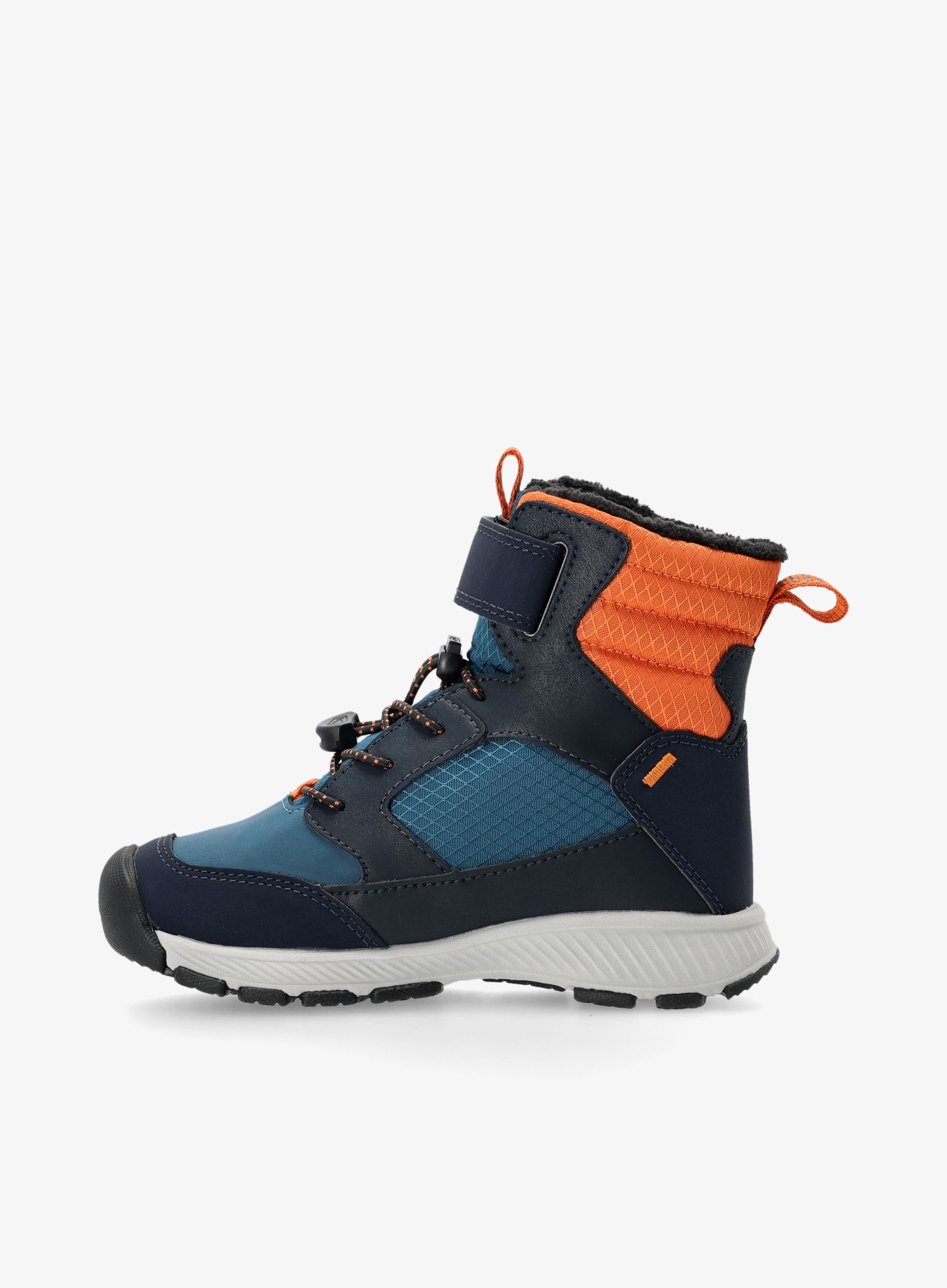 Dětské boty Keen Skua Winter WP - sky captain/gold flame