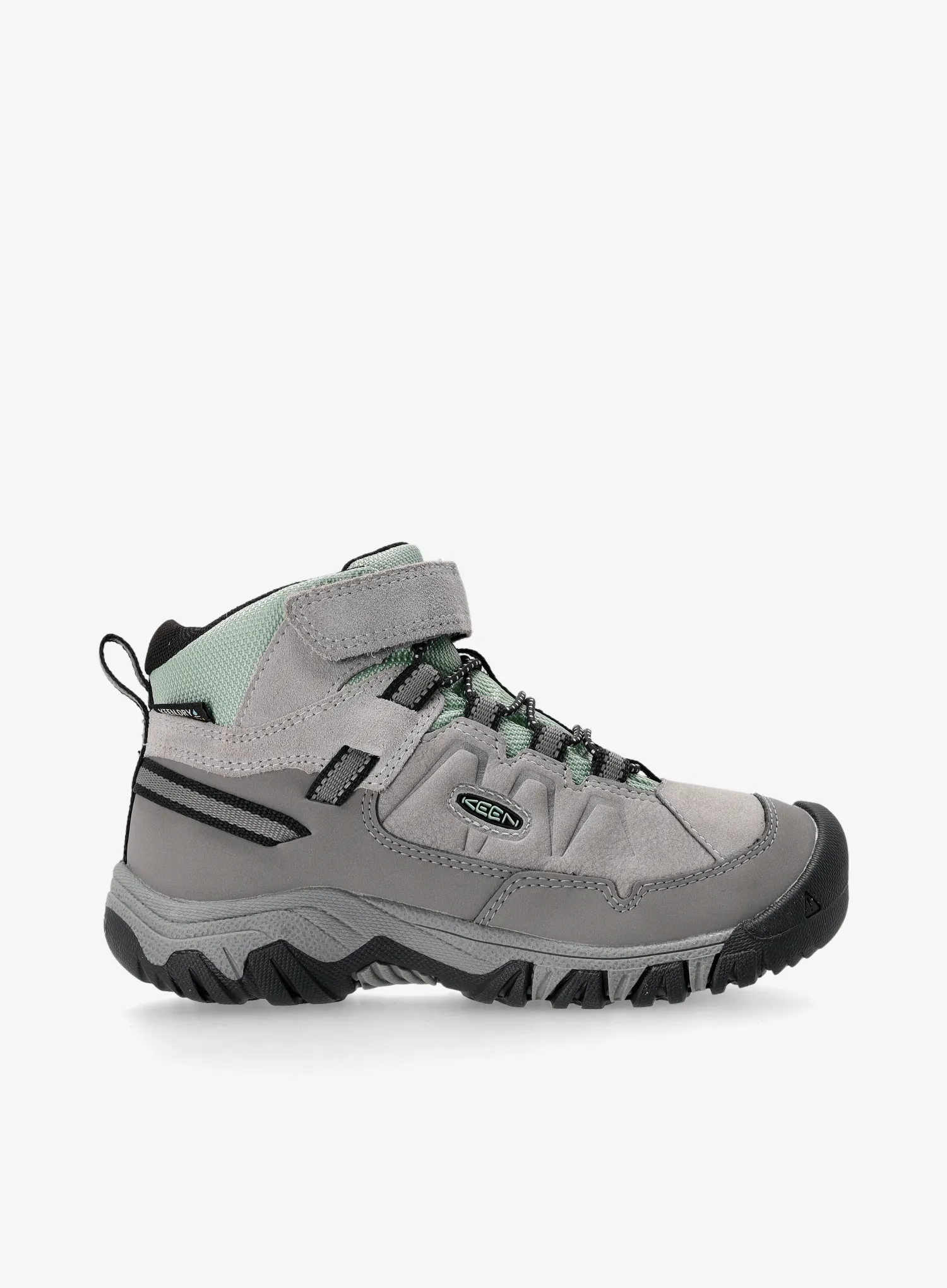 Dětské boty Keen Targhee IV Mid WP Kids - alloy/granite green