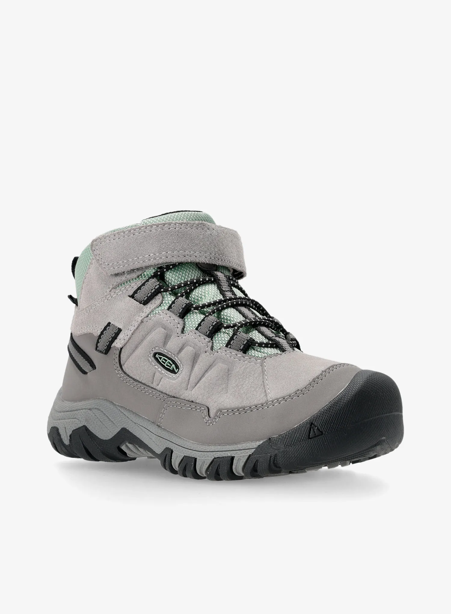 Dětské boty Keen Targhee IV Mid WP Kids - alloy/granite green