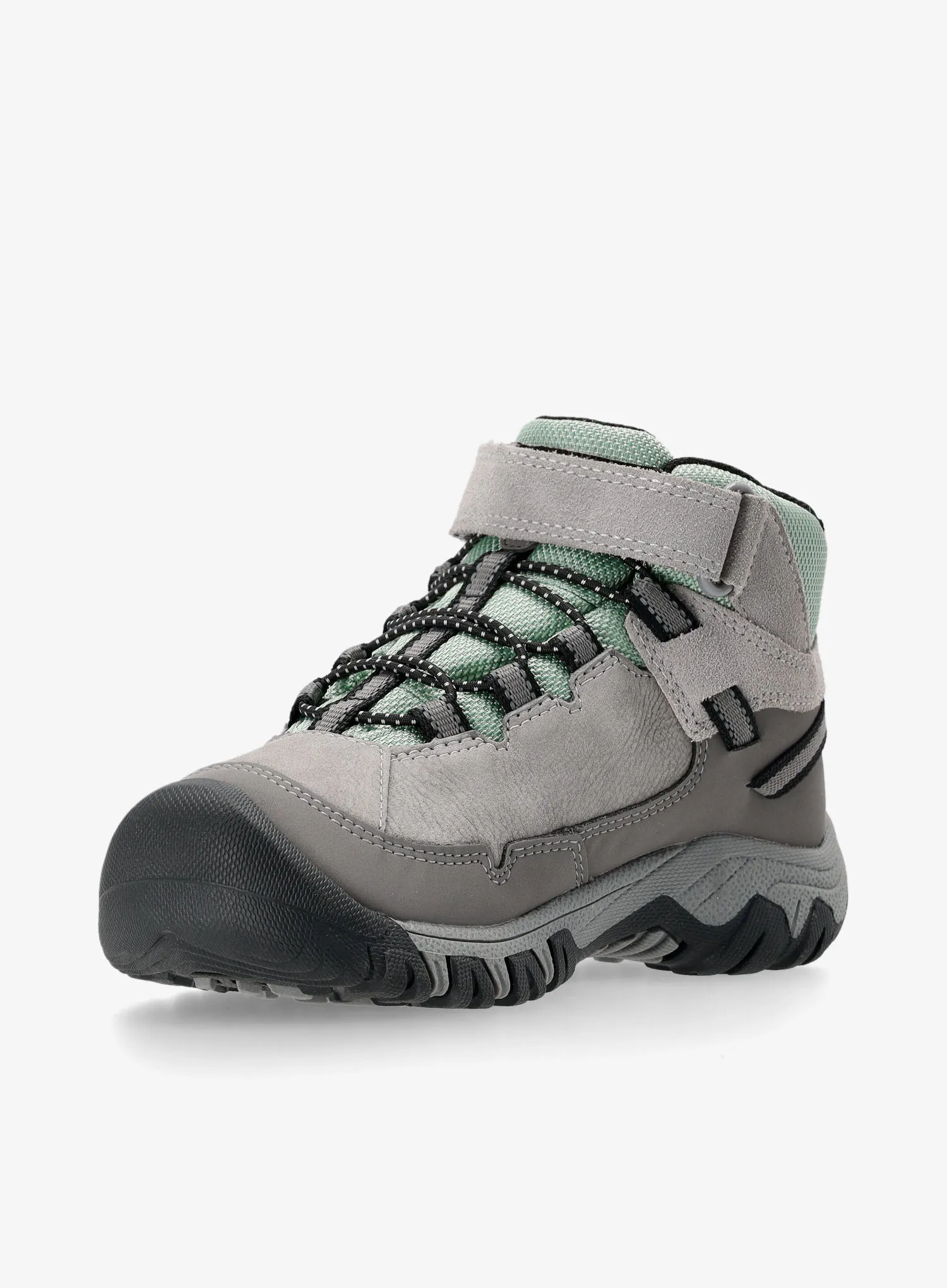 Dětské boty Keen Targhee IV Mid WP Kids - alloy/granite green