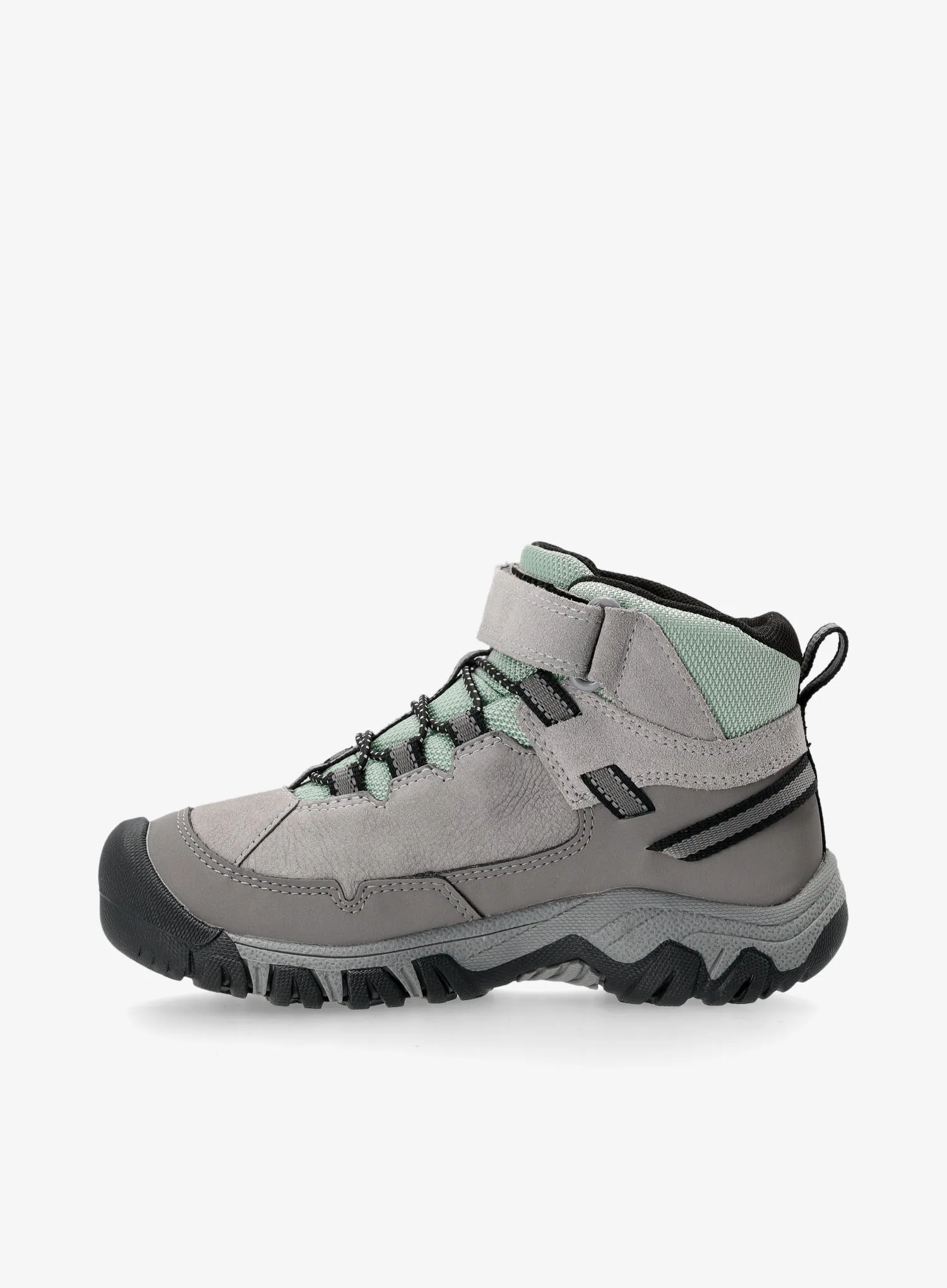 Dětské boty Keen Targhee IV Mid WP Kids - alloy/granite green