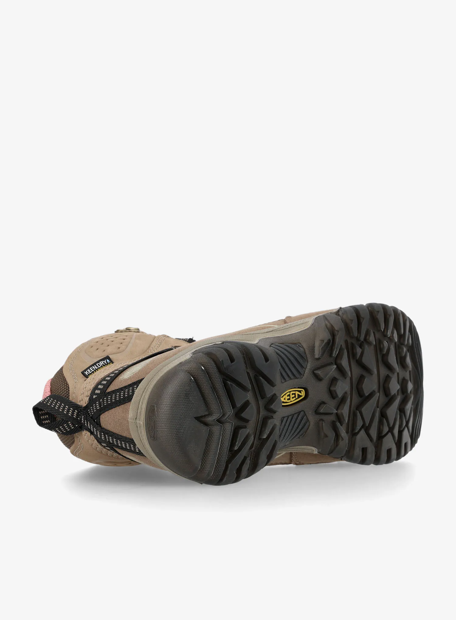 Turistické boty dámské Keen Targhee IV Mid WP - brindle/nostalgia rose