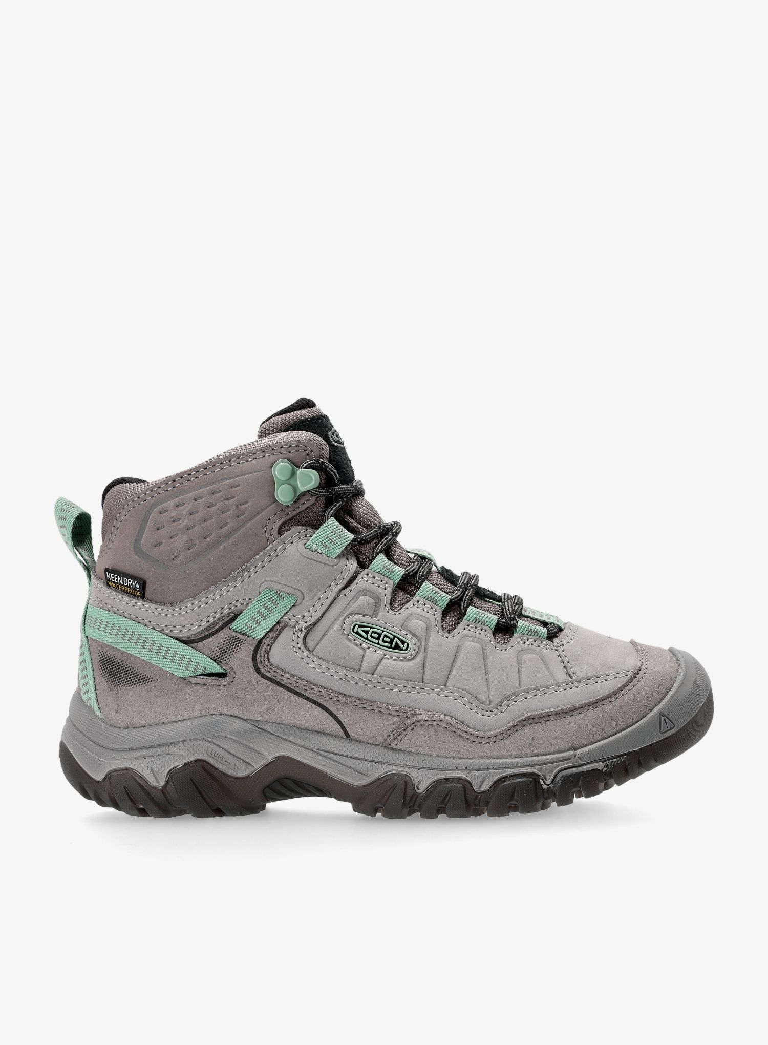 Turistické boty dámské Keen Targhee IV Mid Wp - alloy/granite green