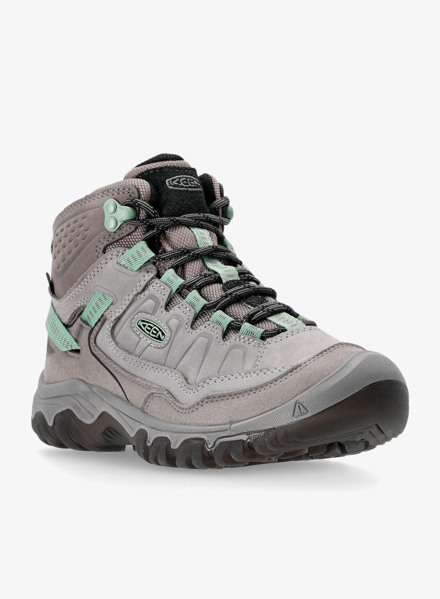 Turistické boty dámské Keen Targhee IV Mid Wp - alloy/granite green