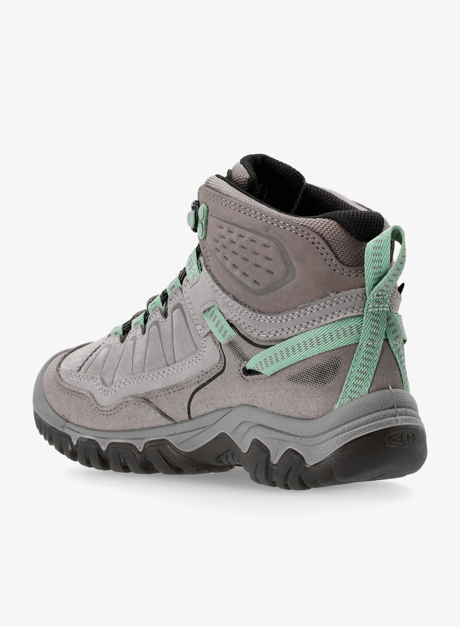 Turistické boty dámské Keen Targhee IV Mid Wp - alloy/granite green
