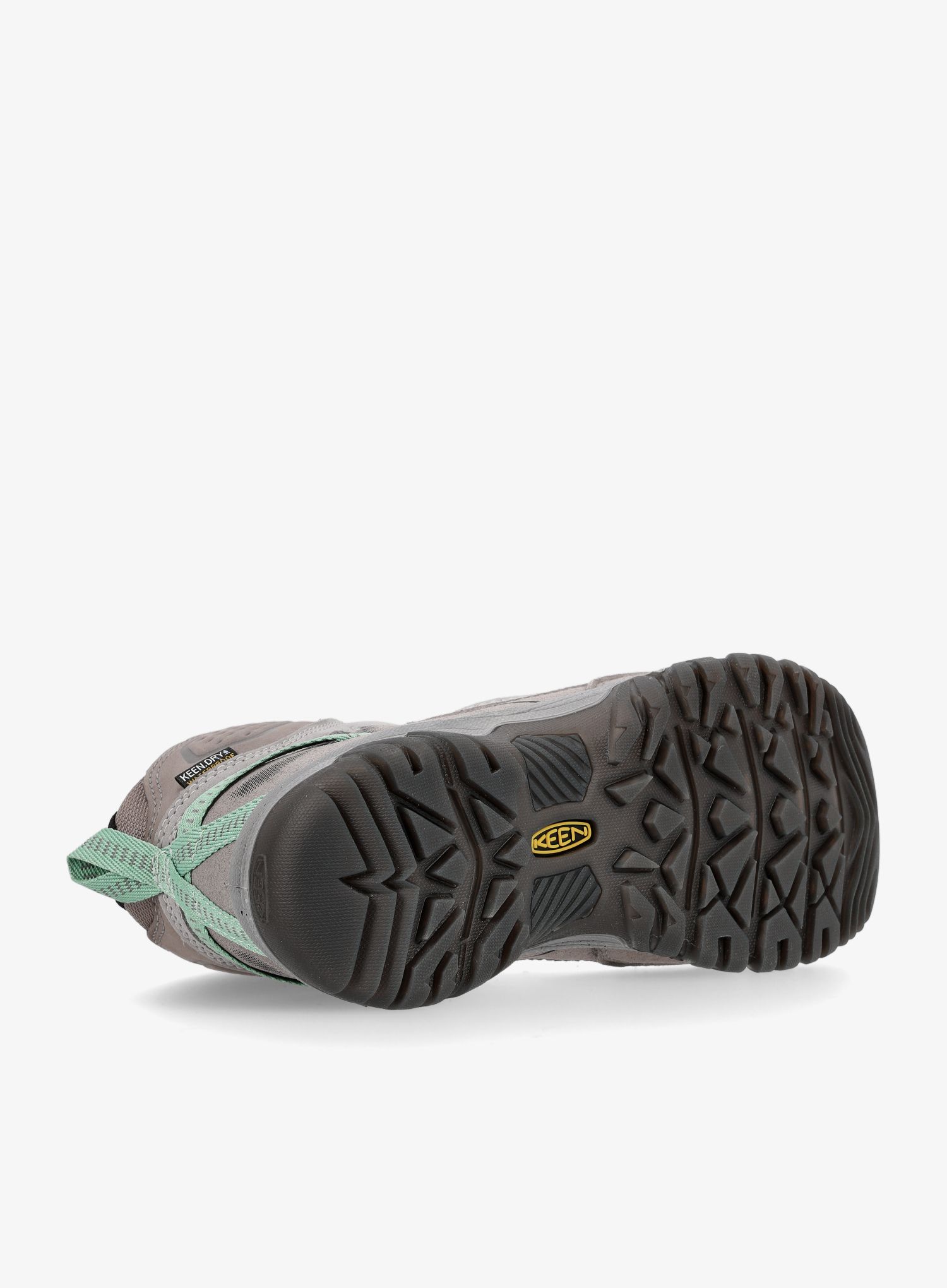 Turistické boty dámské Keen Targhee IV Mid Wp - alloy/granite green