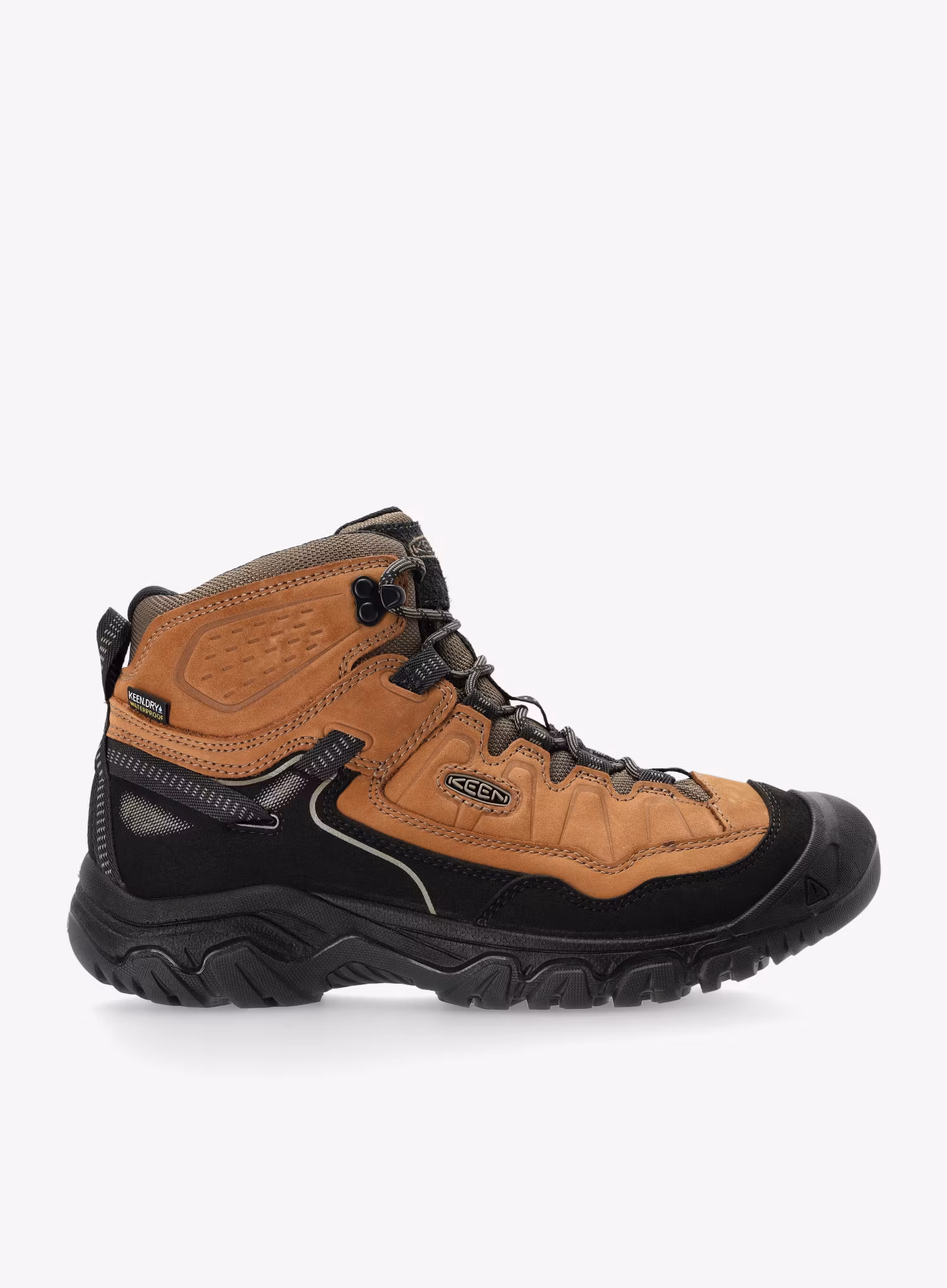 Turistické boty Keen Targhee IV Mid Wp - bison/black